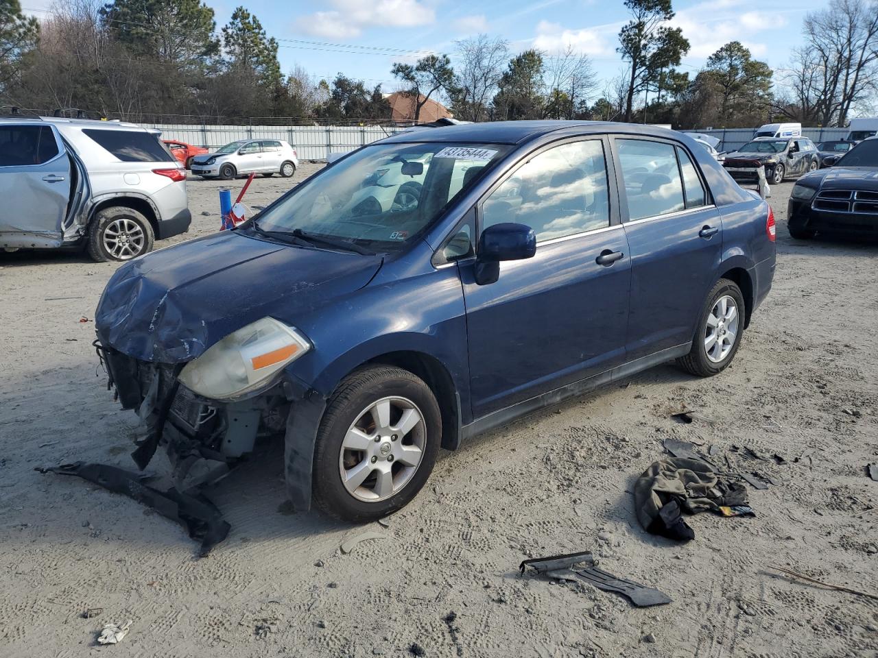 nissan versa 2007 3n1bc11e87l417639