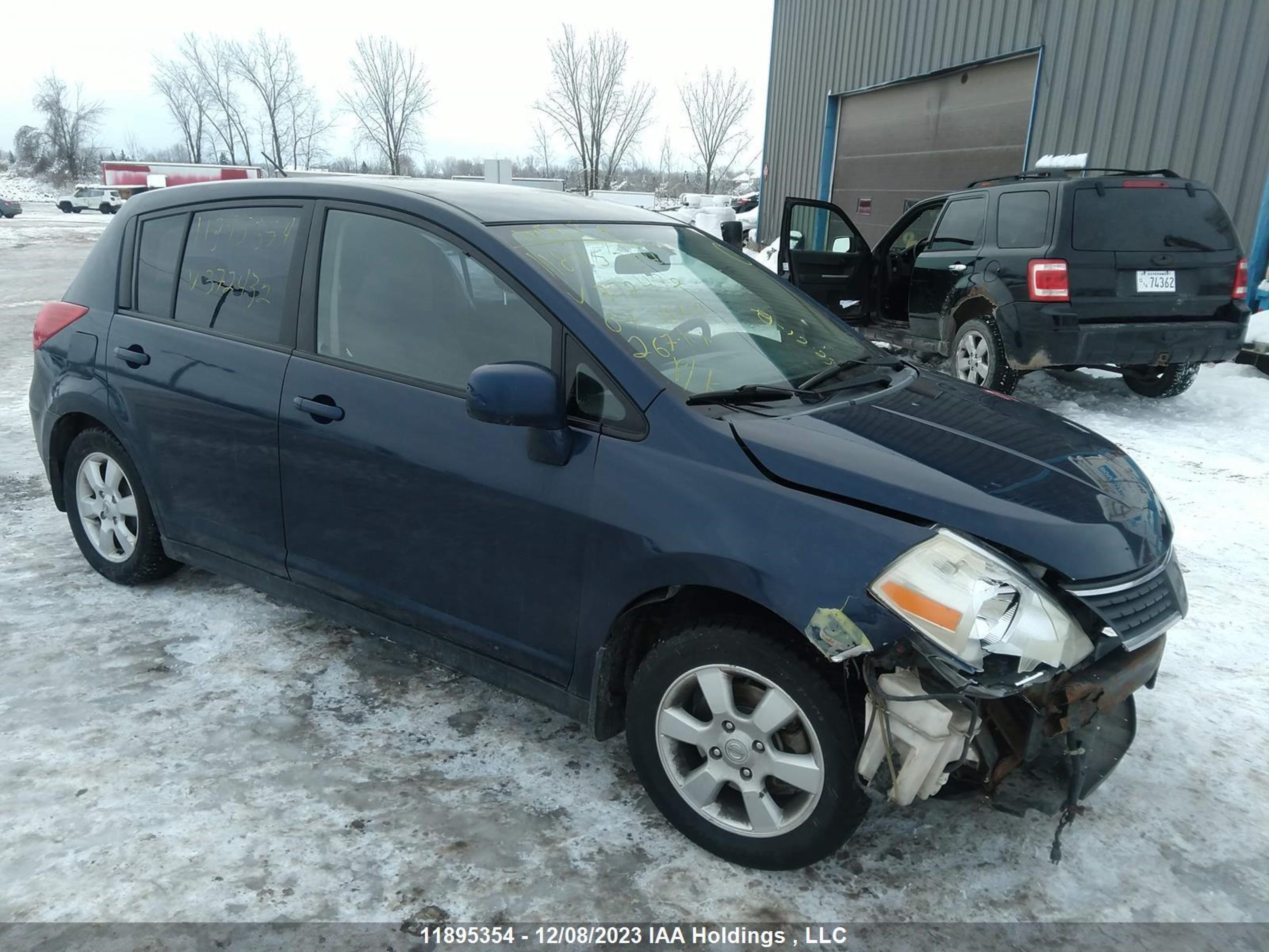 nissan versa 2007 3n1bc13e57l372432