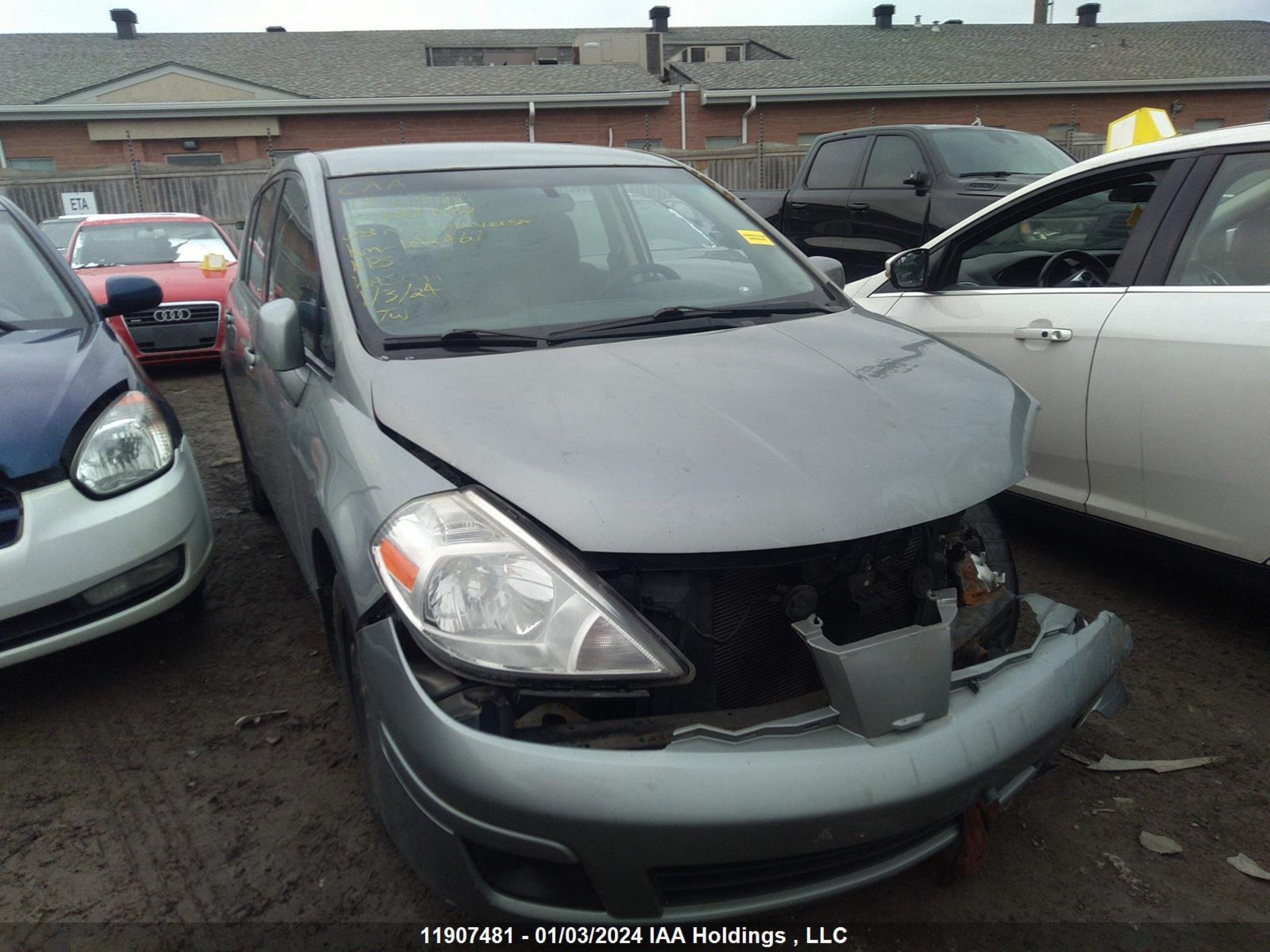 nissan versa 2008 3n1bc13e58l387692