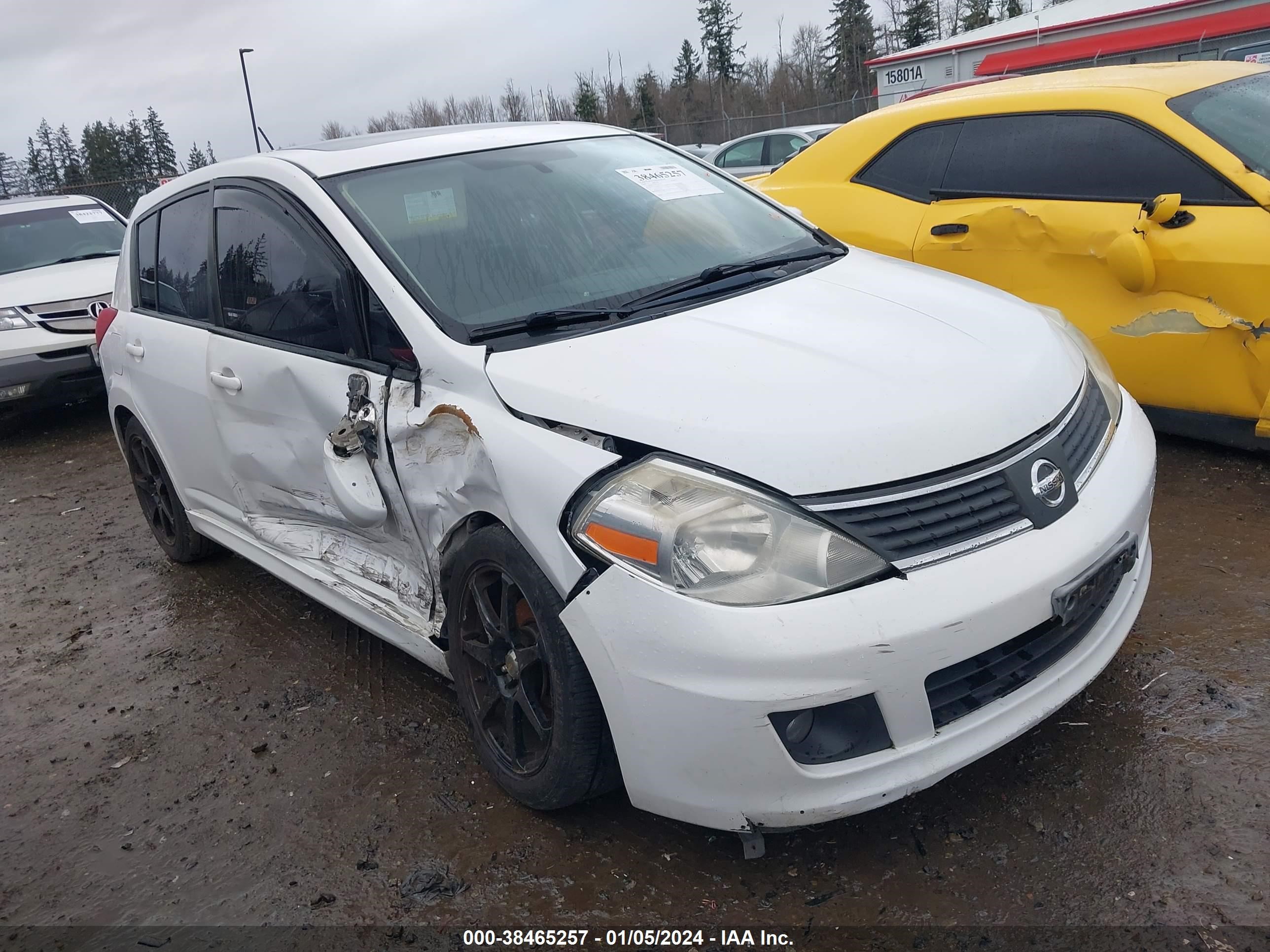 nissan versa 2008 3n1bc13e58l402403