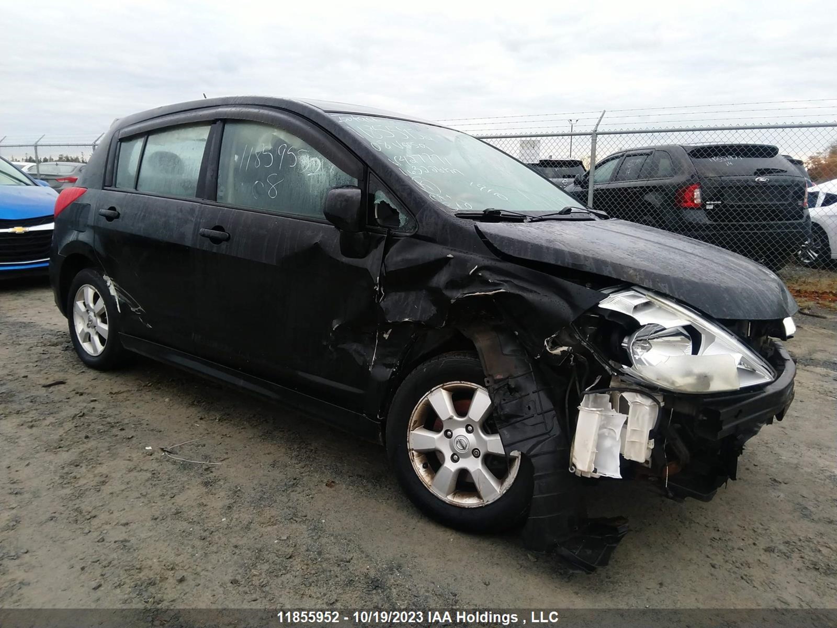 nissan versa 2008 3n1bc13e58l427771