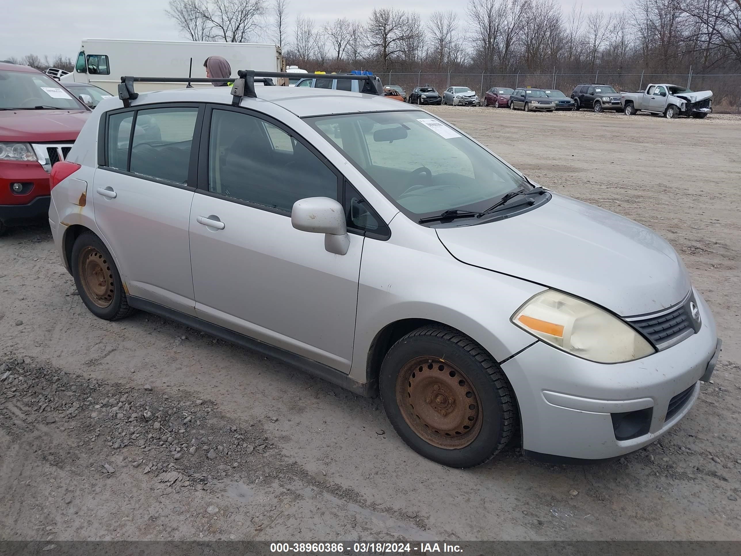 nissan versa 2007 3n1bc13e97l356492