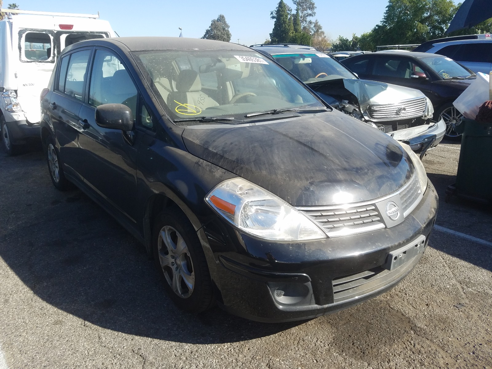 nissan versa s 2007 3n1bc13ex7l374516