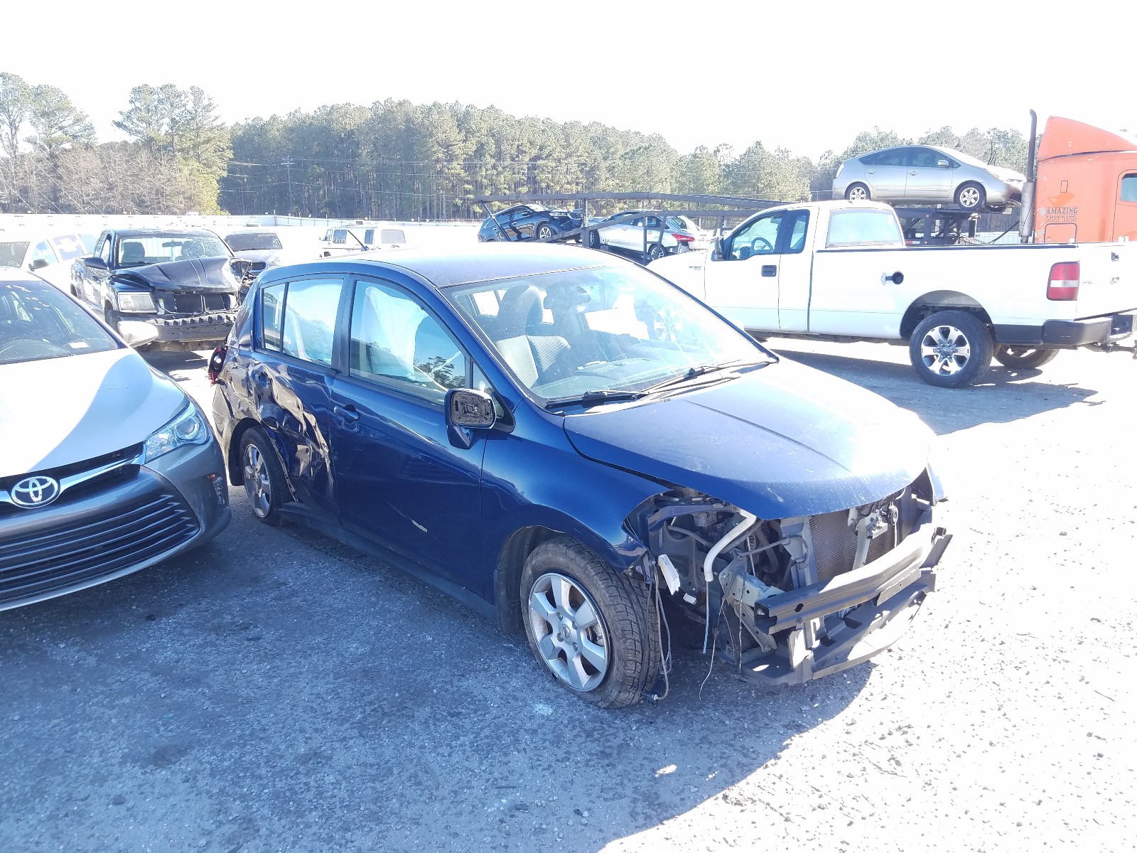 nissan versa s 2008 3n1bc13ex8l463908