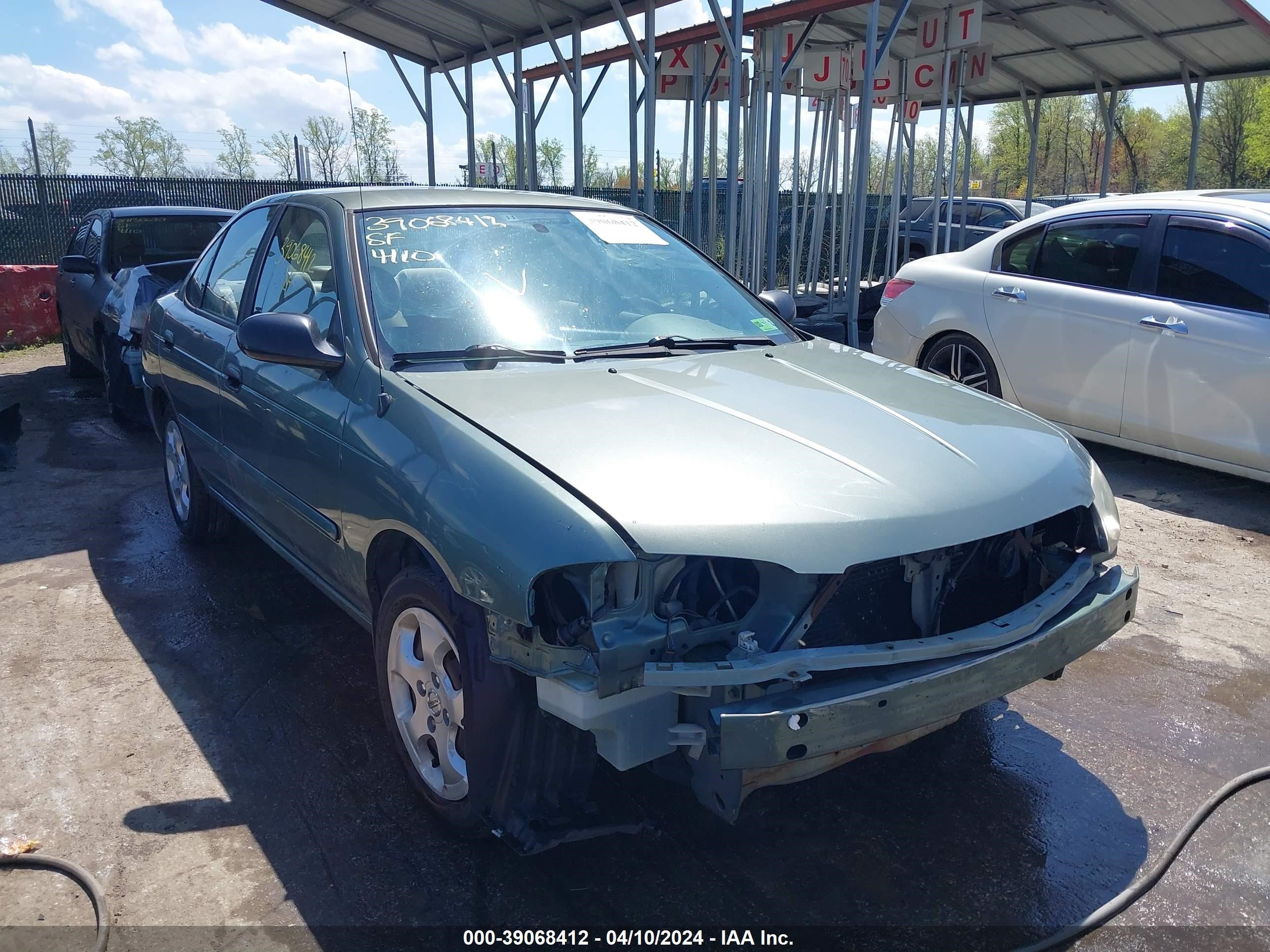 nissan sentra 2006 3n1cb51a56l564205