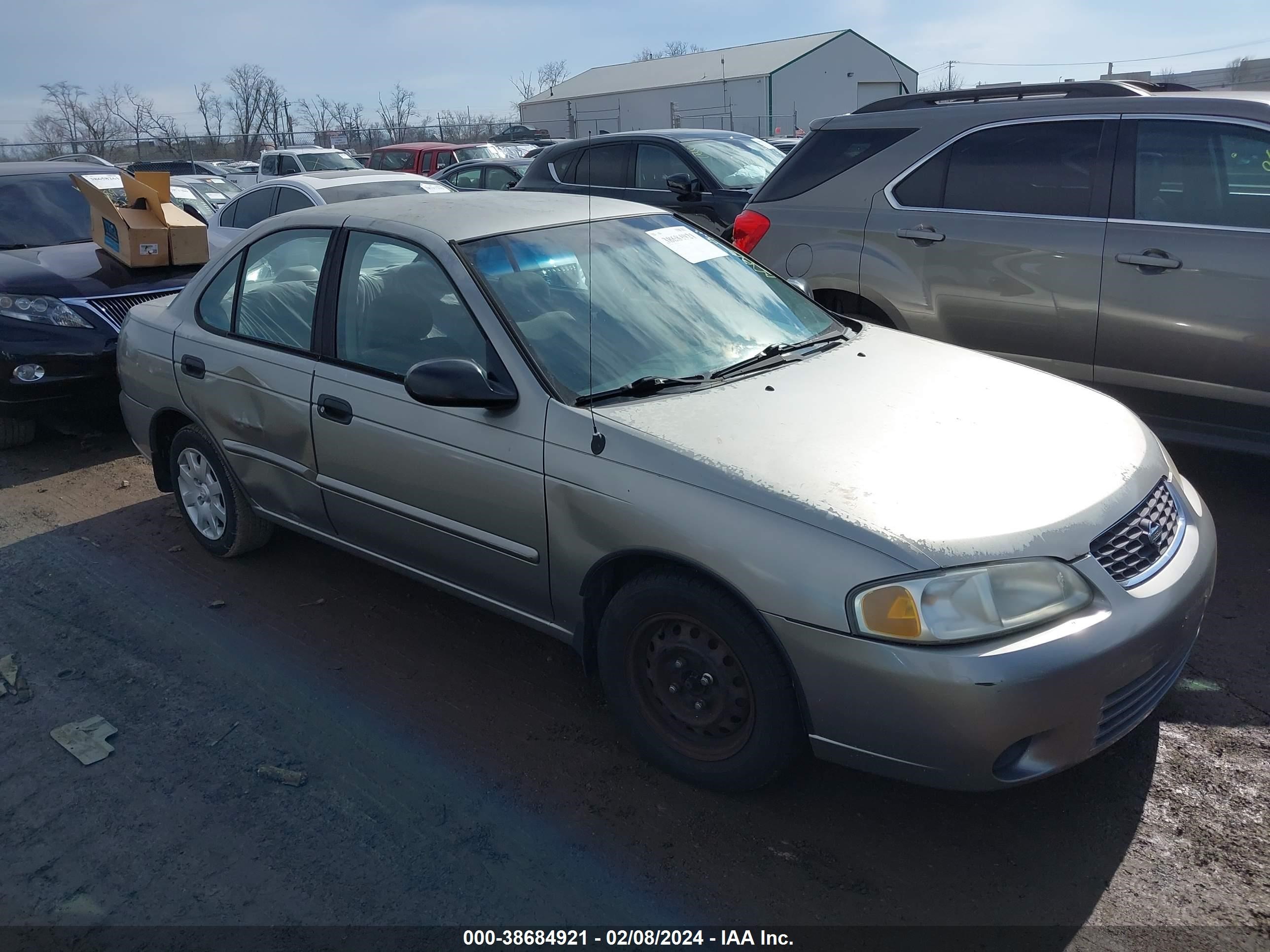 nissan sentra 2001 3n1cb51d01l470347