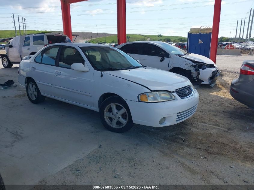 nissan sentra 2002 3n1cb51d02l655709