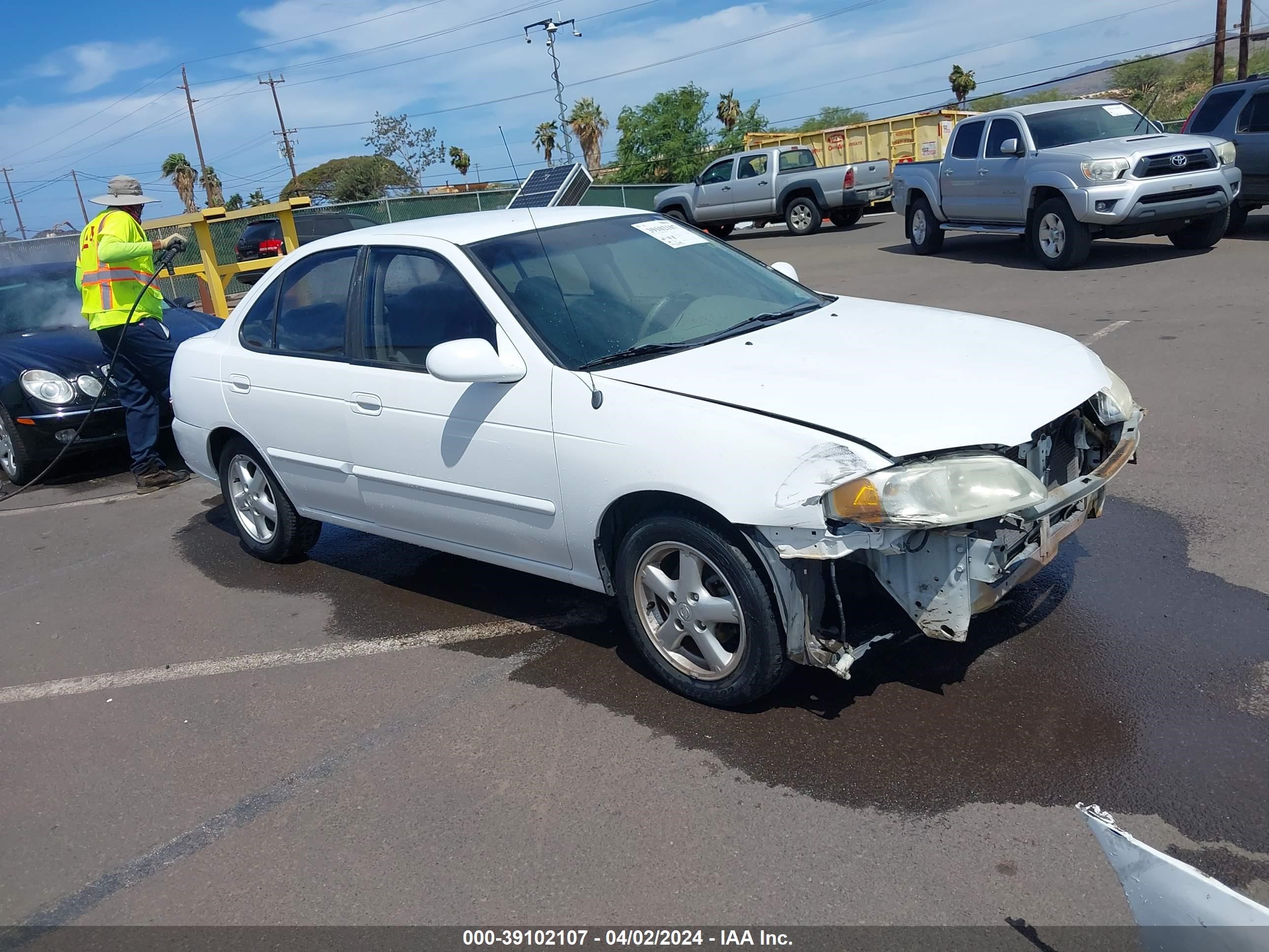 nissan sentra 2001 3n1cb51d11l450088