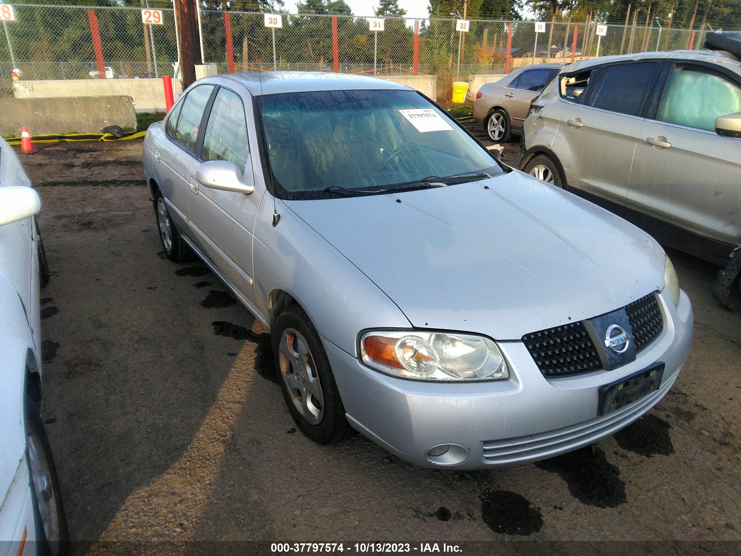 nissan sentra 2005 3n1cb51d15l488622