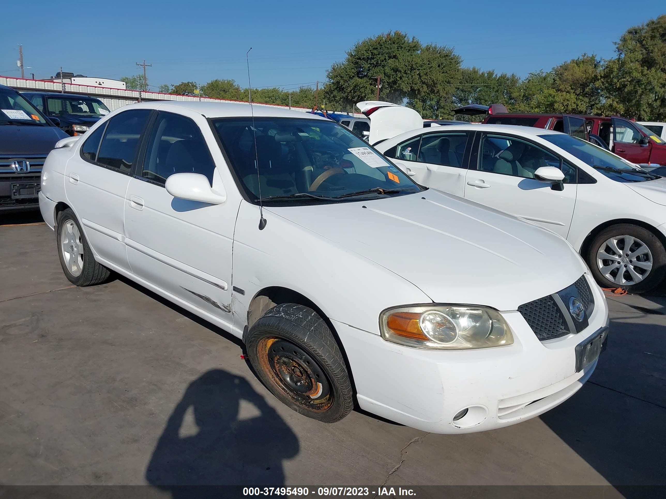 nissan sentra 2006 3n1cb51d16l482191