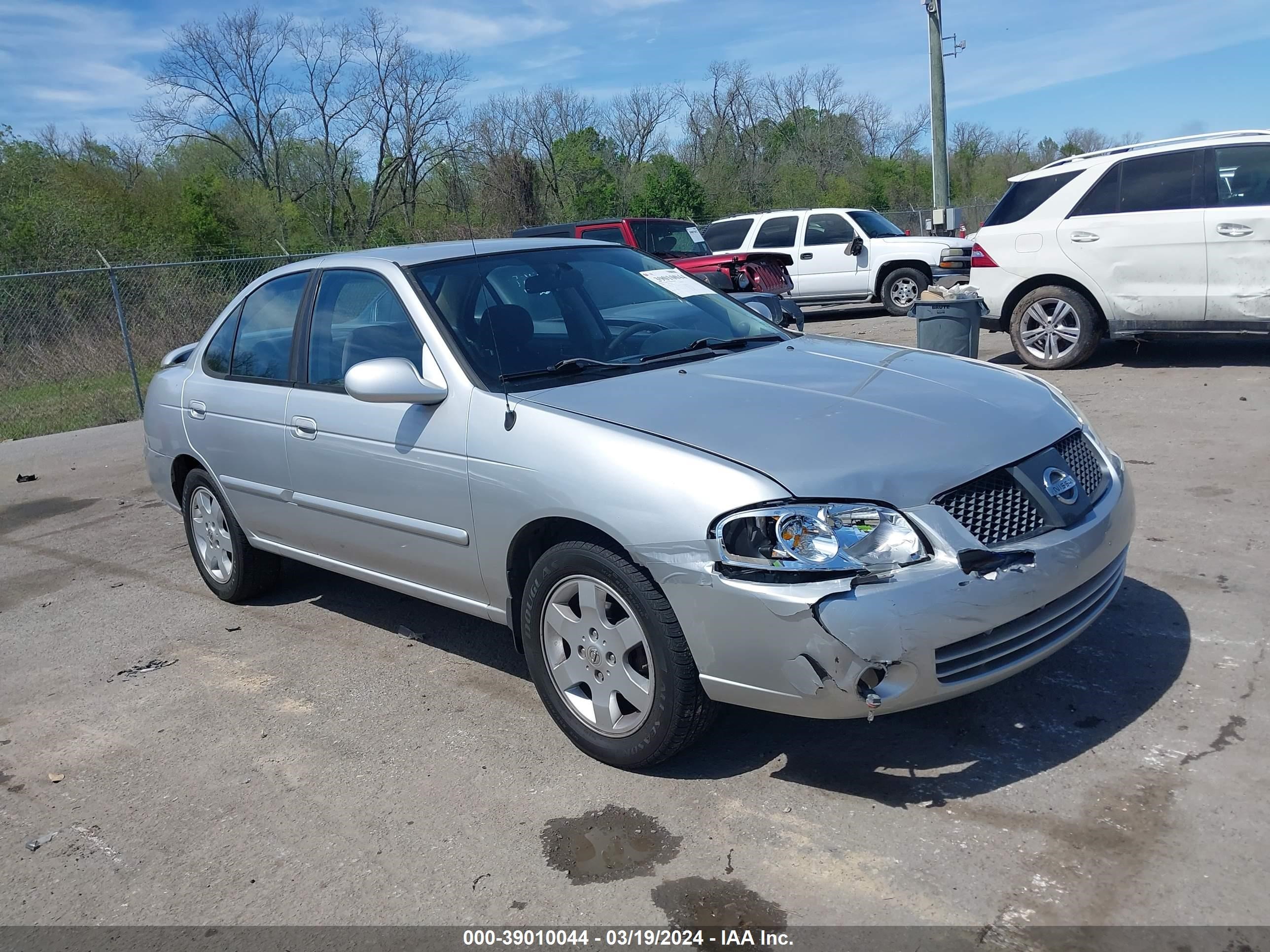 nissan sentra 2006 3n1cb51d16l578399