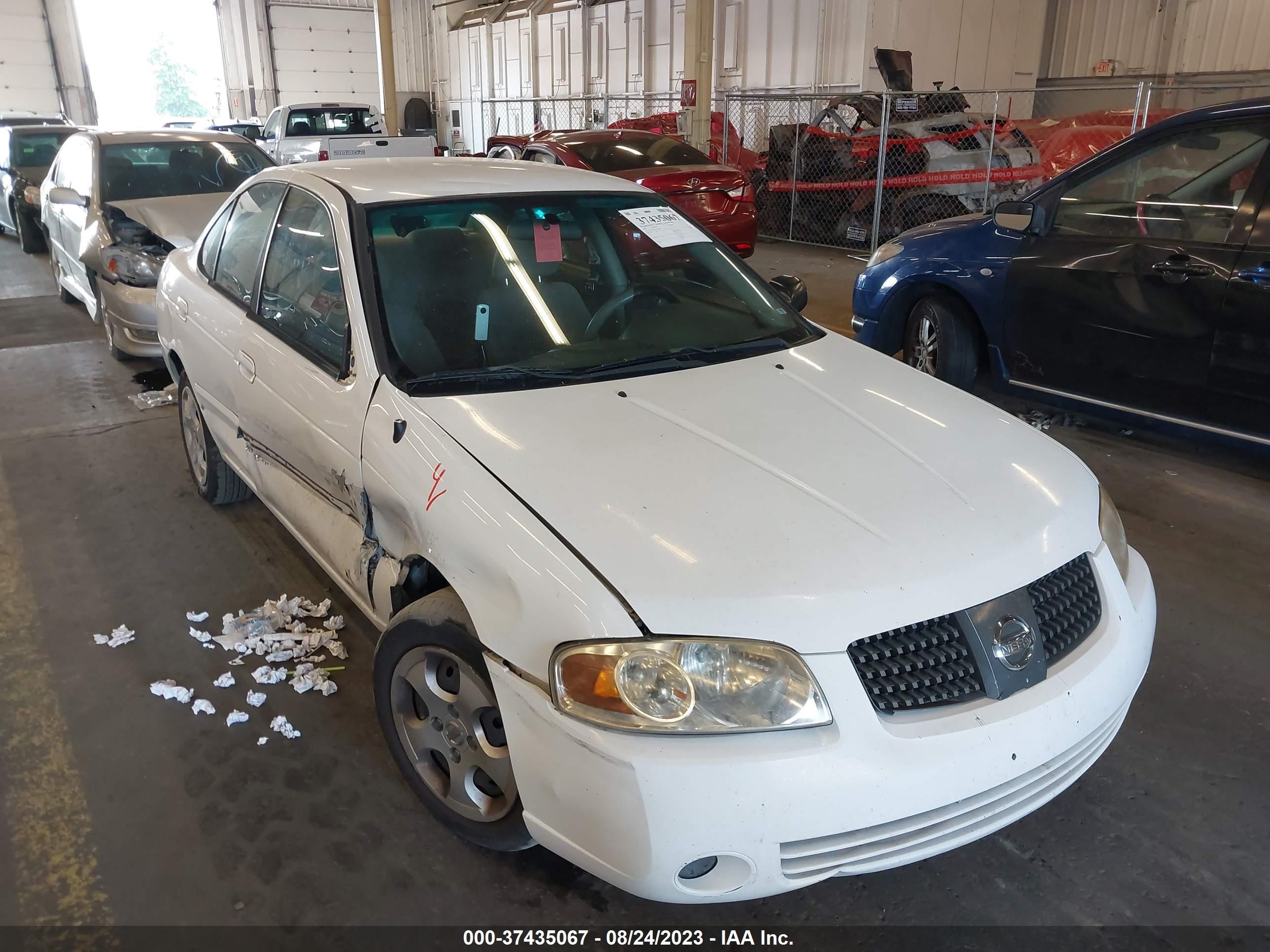 nissan sentra 2006 3n1cb51d16l591380