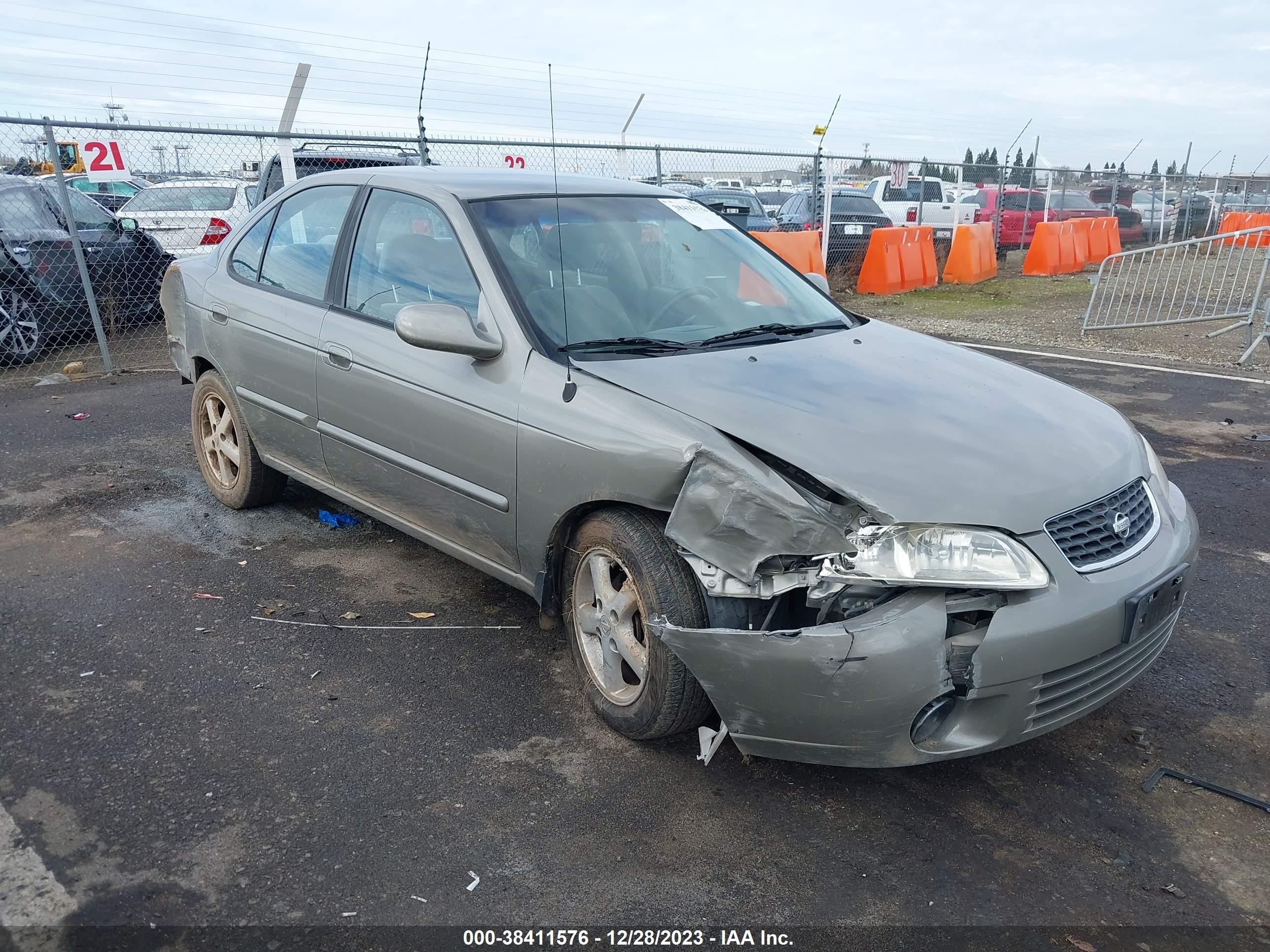 nissan sentra 2001 3n1cb51d21l435230