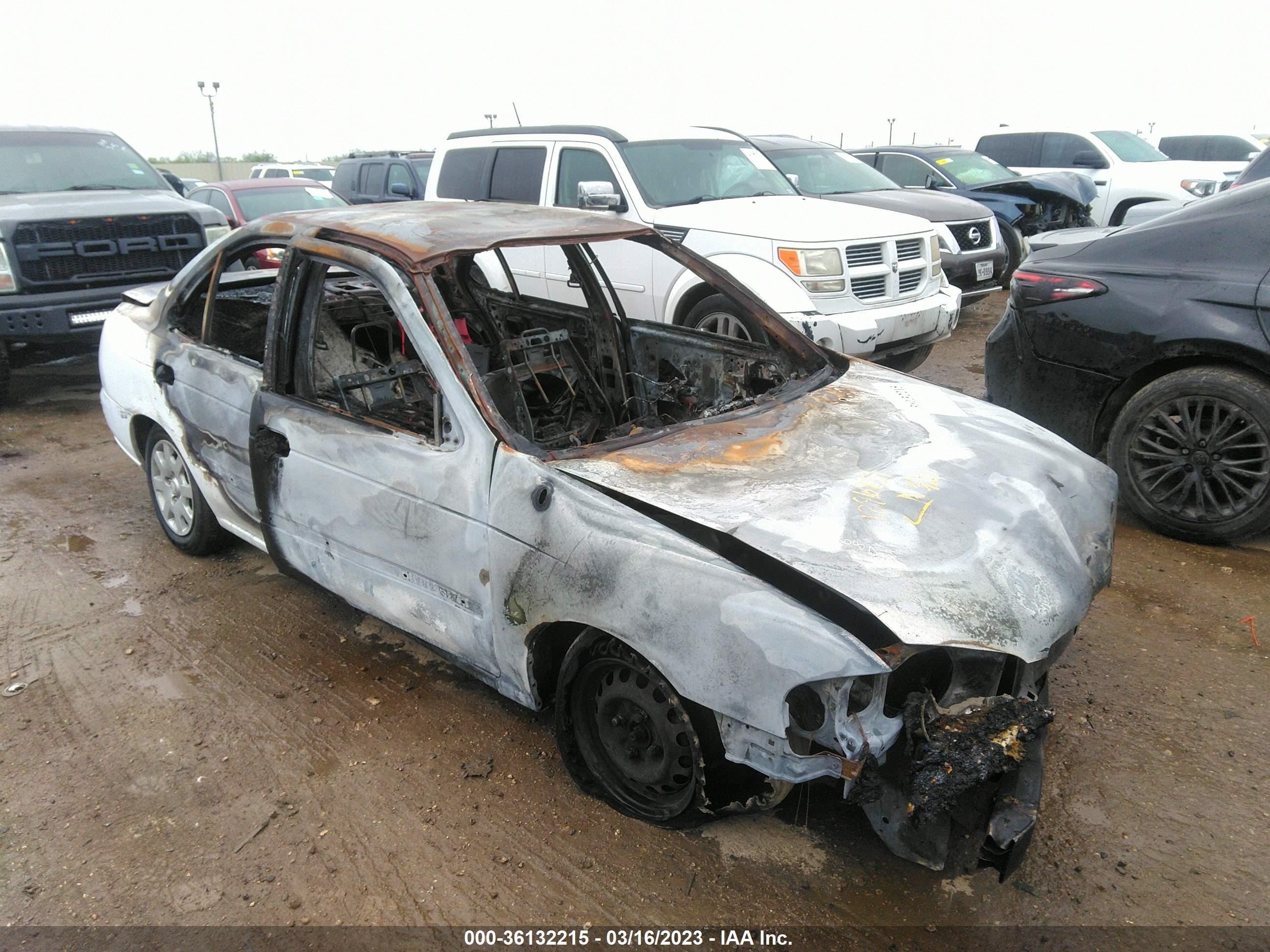 nissan sentra 2002 3n1cb51d32l670107