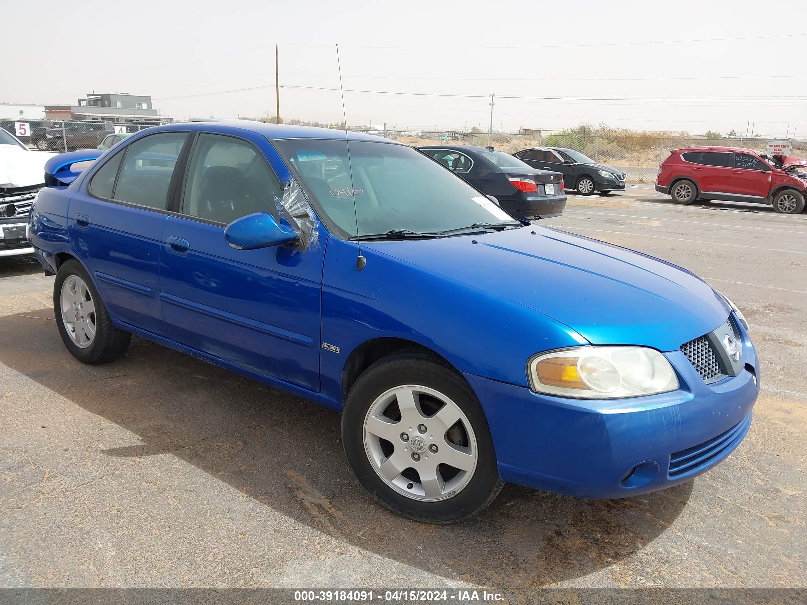 nissan sentra 2006 3n1cb51d36l638327