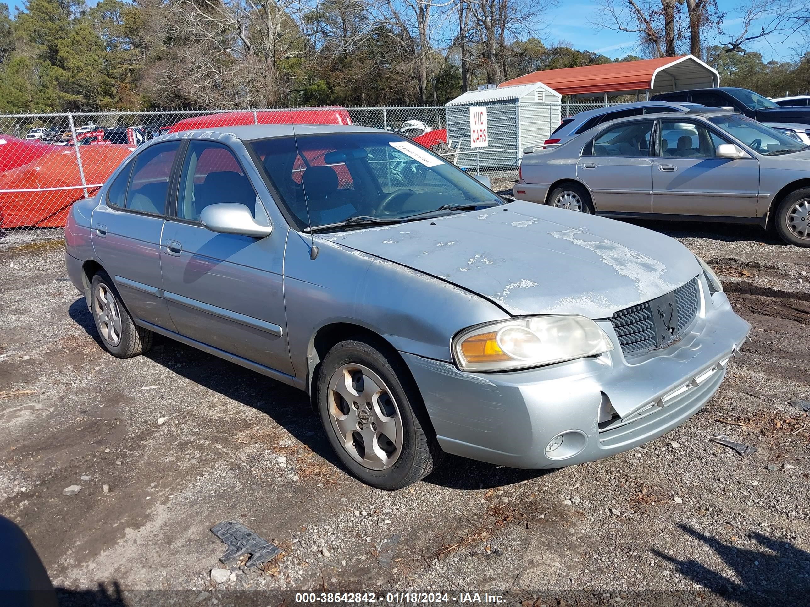 nissan sentra 2004 3n1cb51d44l886308