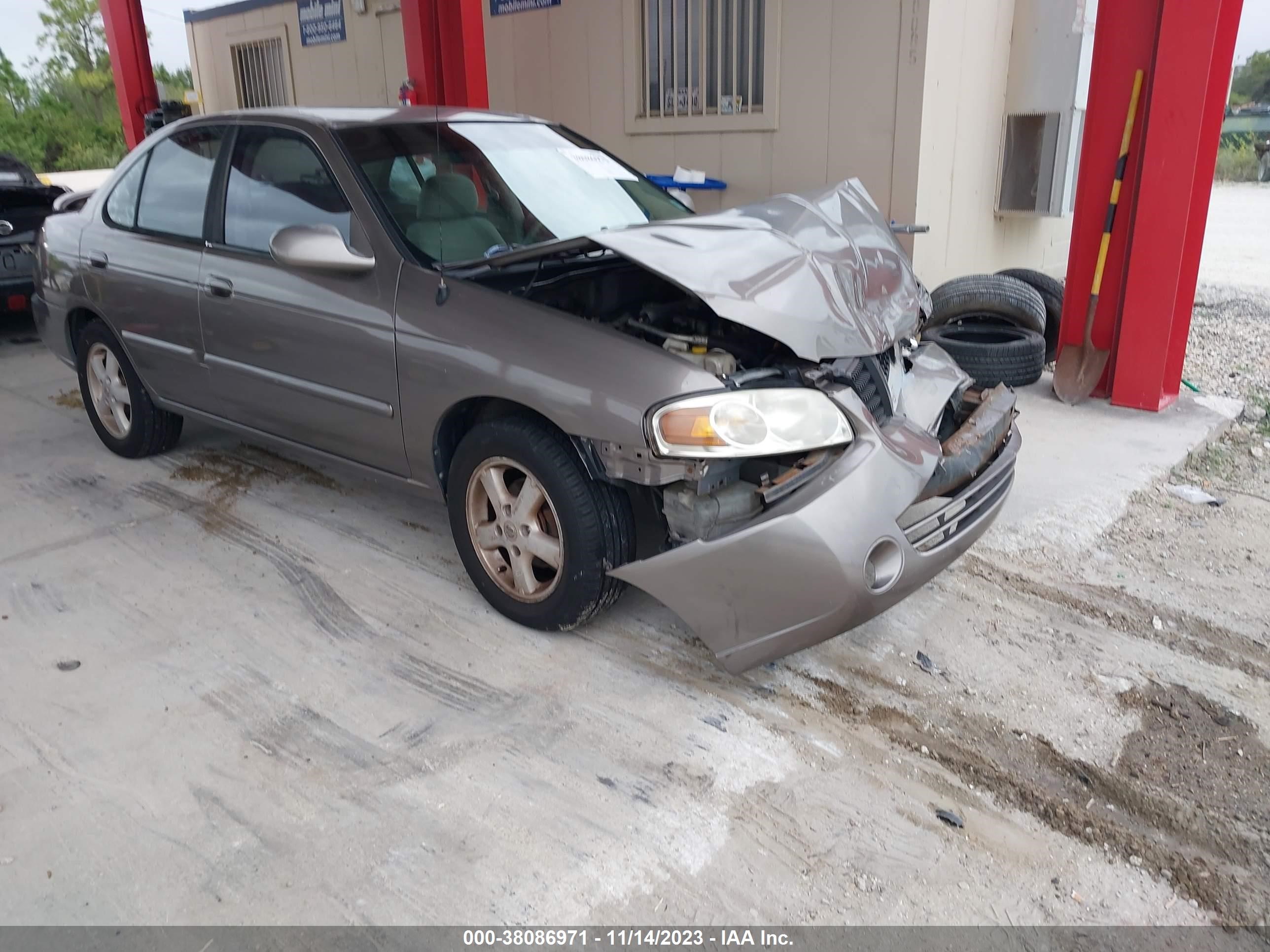 nissan sentra 2006 3n1cb51d46l455485