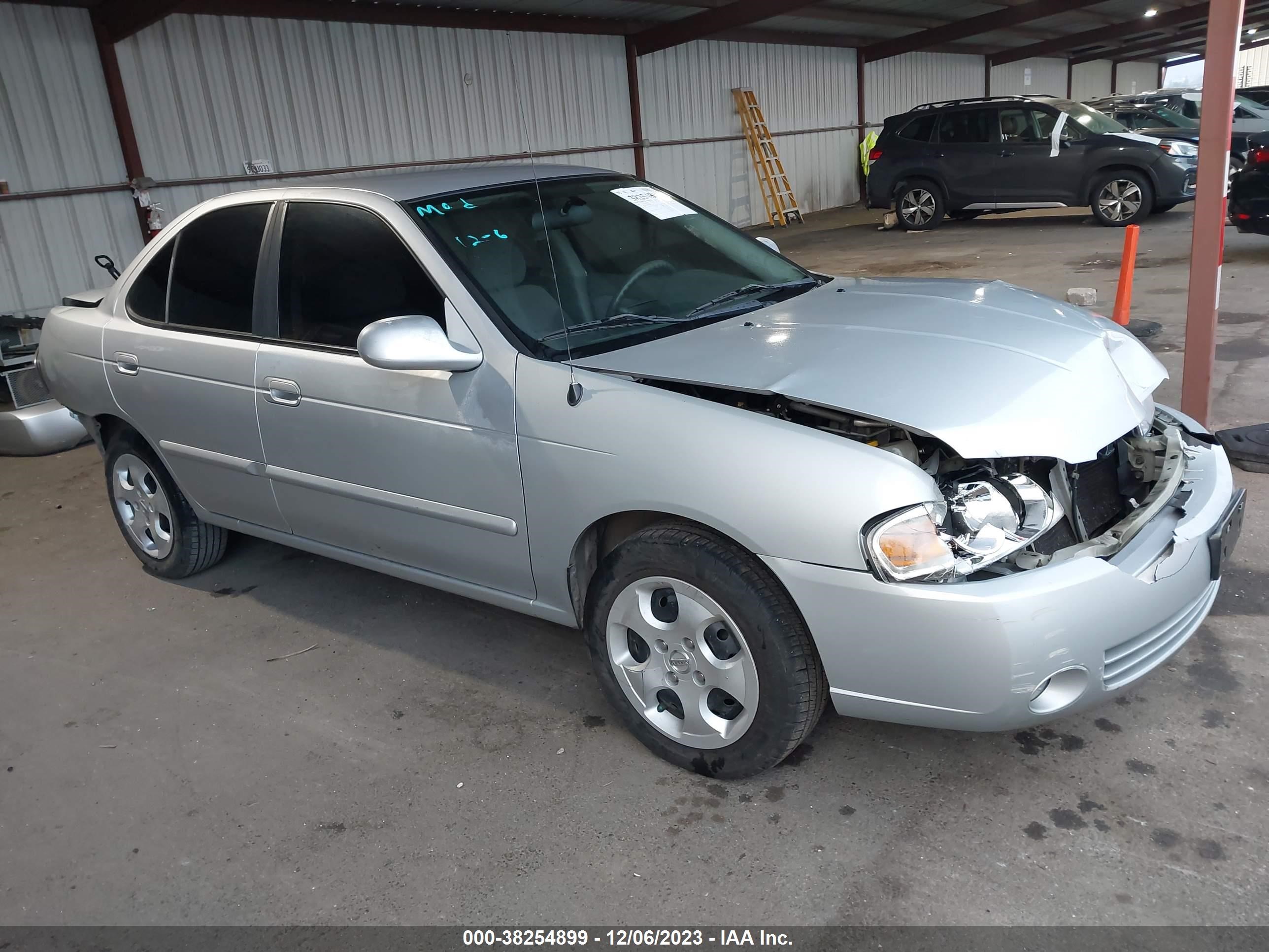 nissan sentra 2006 3n1cb51d46l516091