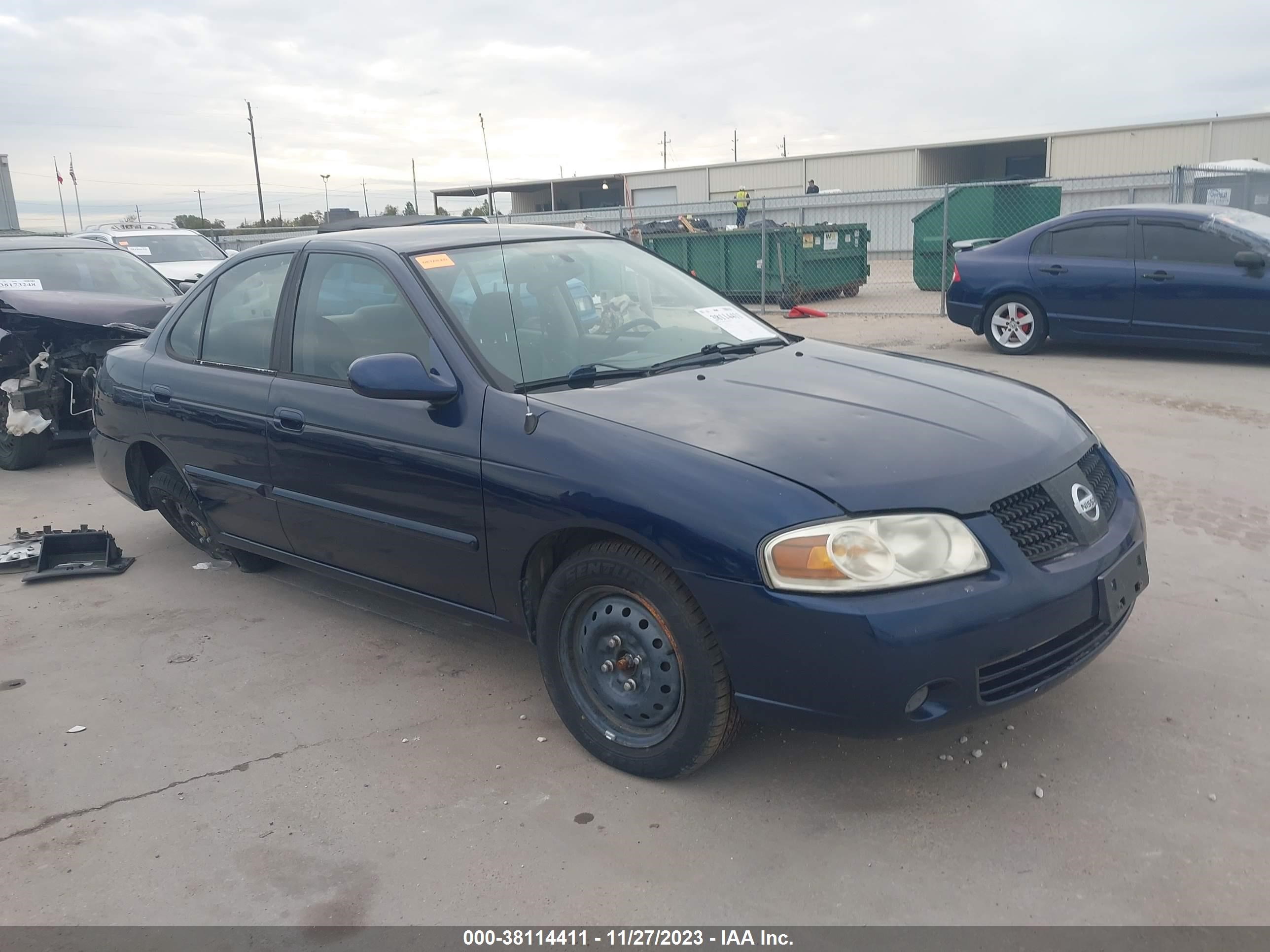 nissan sentra 2006 3n1cb51d56l516844