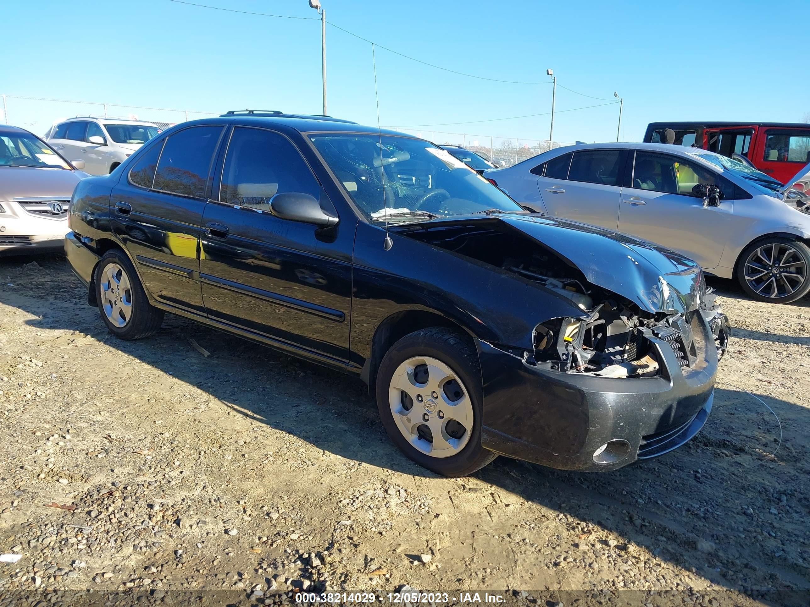 nissan sentra 2005 3n1cb51d65l475011