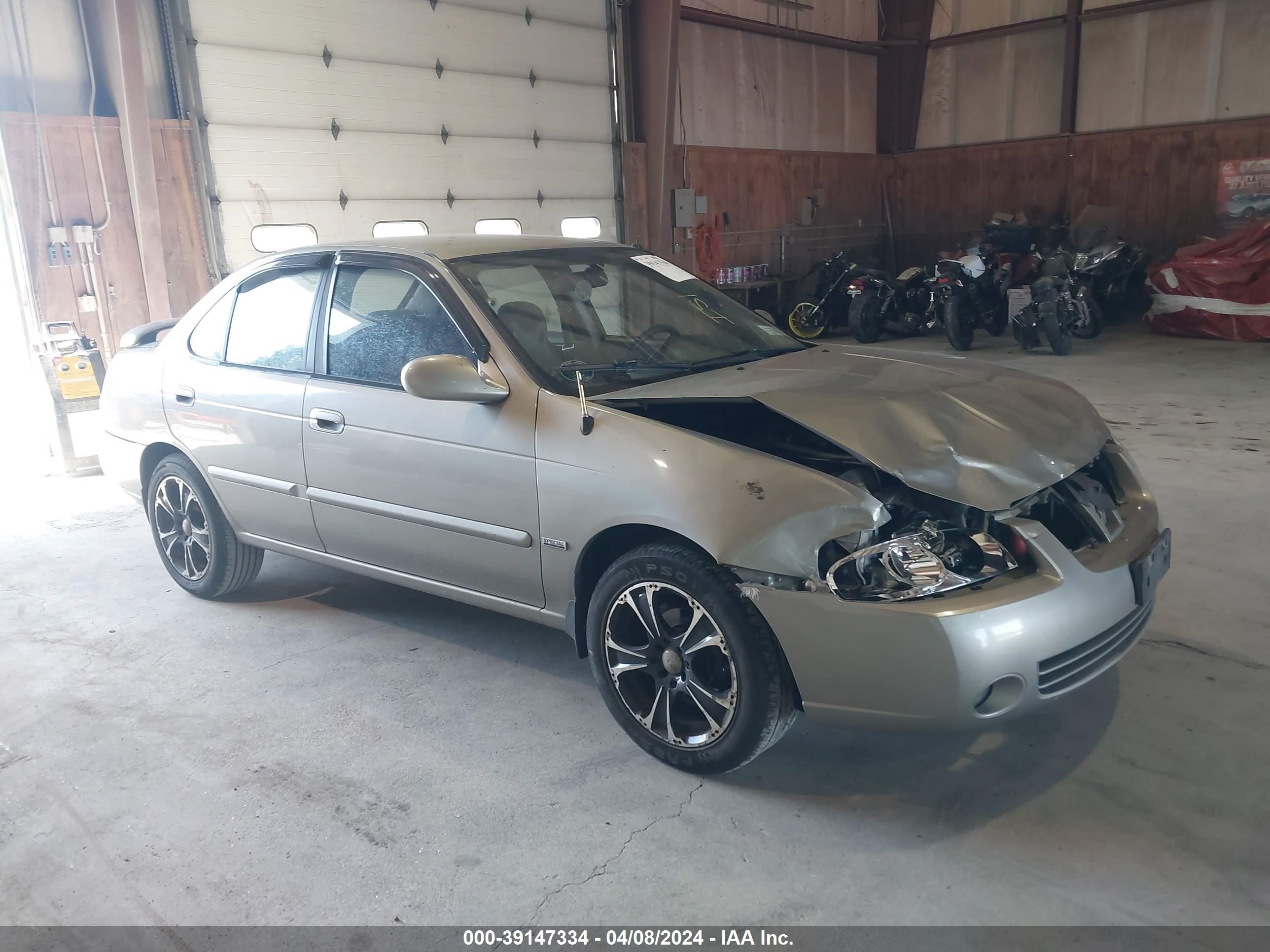 nissan sentra 2006 3n1cb51d66l465127