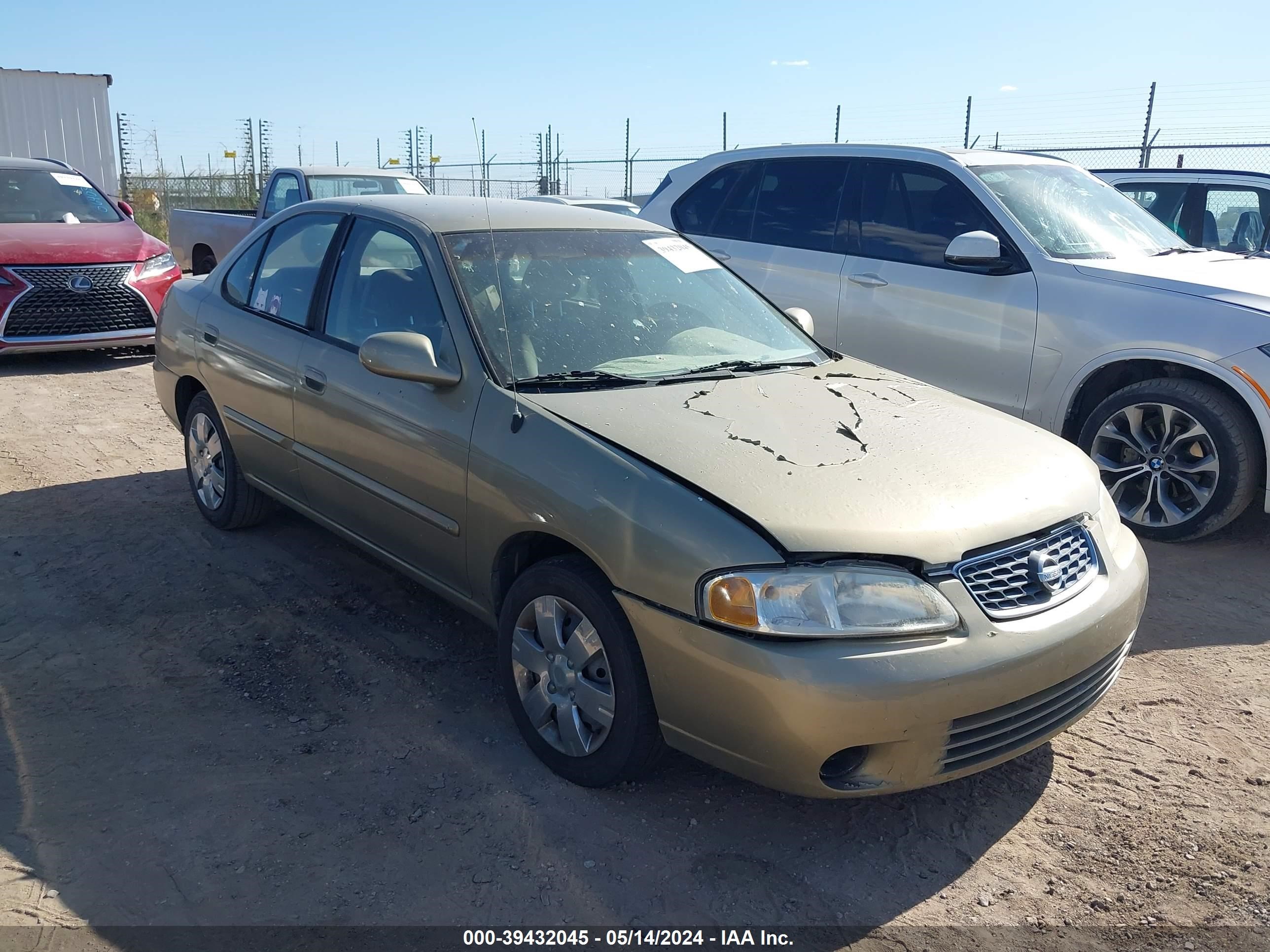 nissan sentra 2003 3n1cb51d73l814775