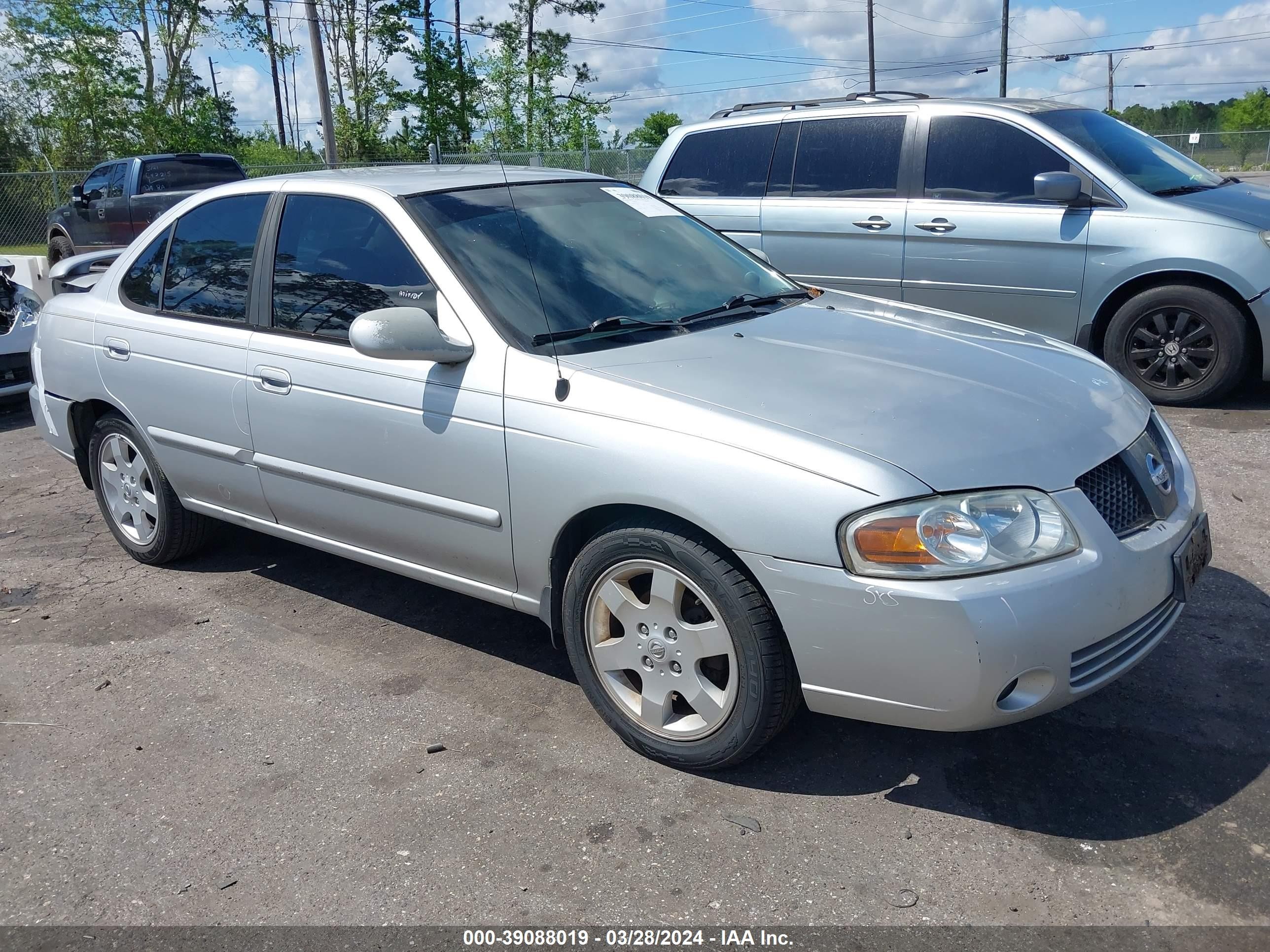 nissan sentra 2006 3n1cb51d76l523102