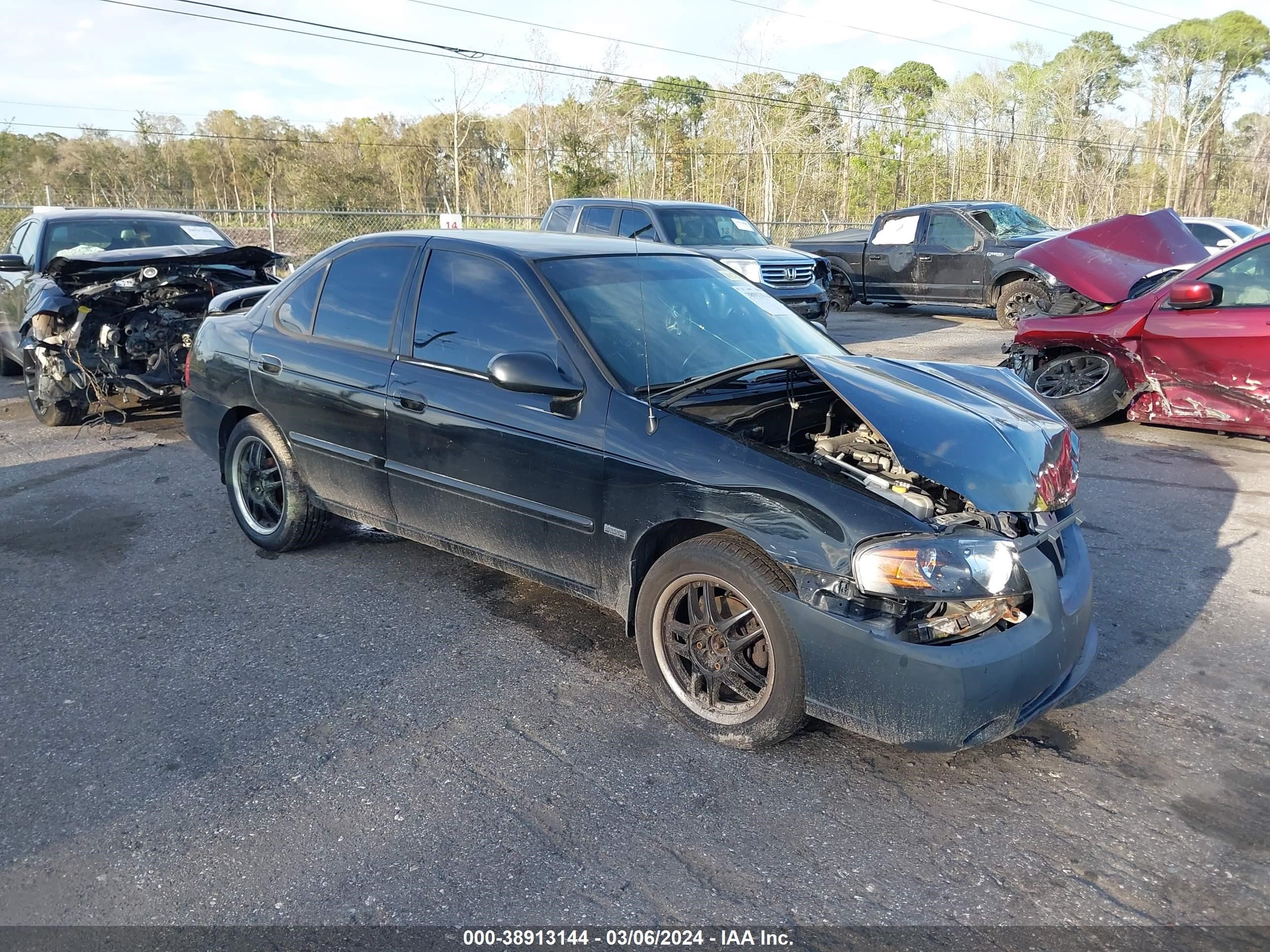 nissan sentra 2006 3n1cb51d86l634306