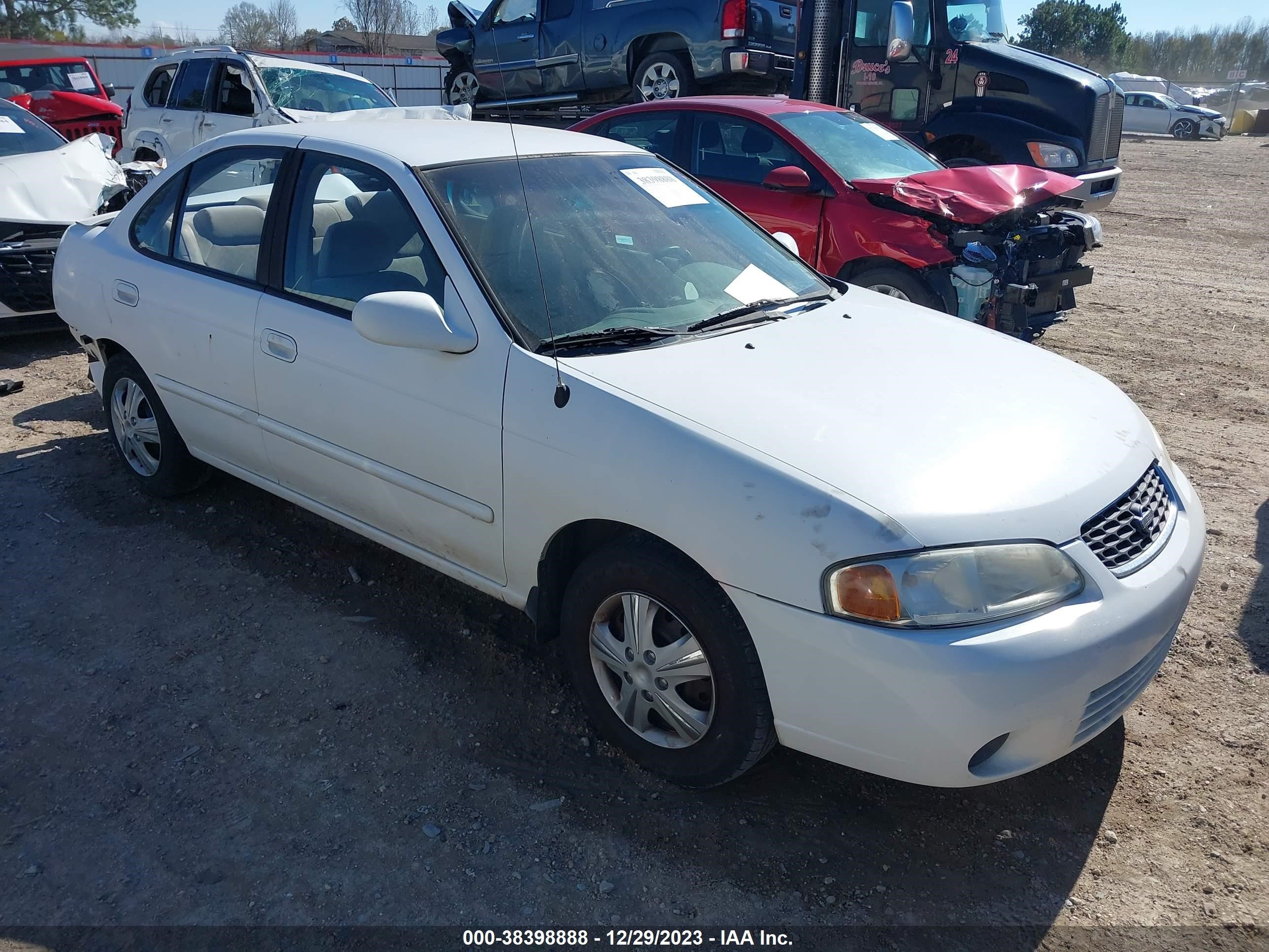 nissan sentra 2001 3n1cb51d91l478236