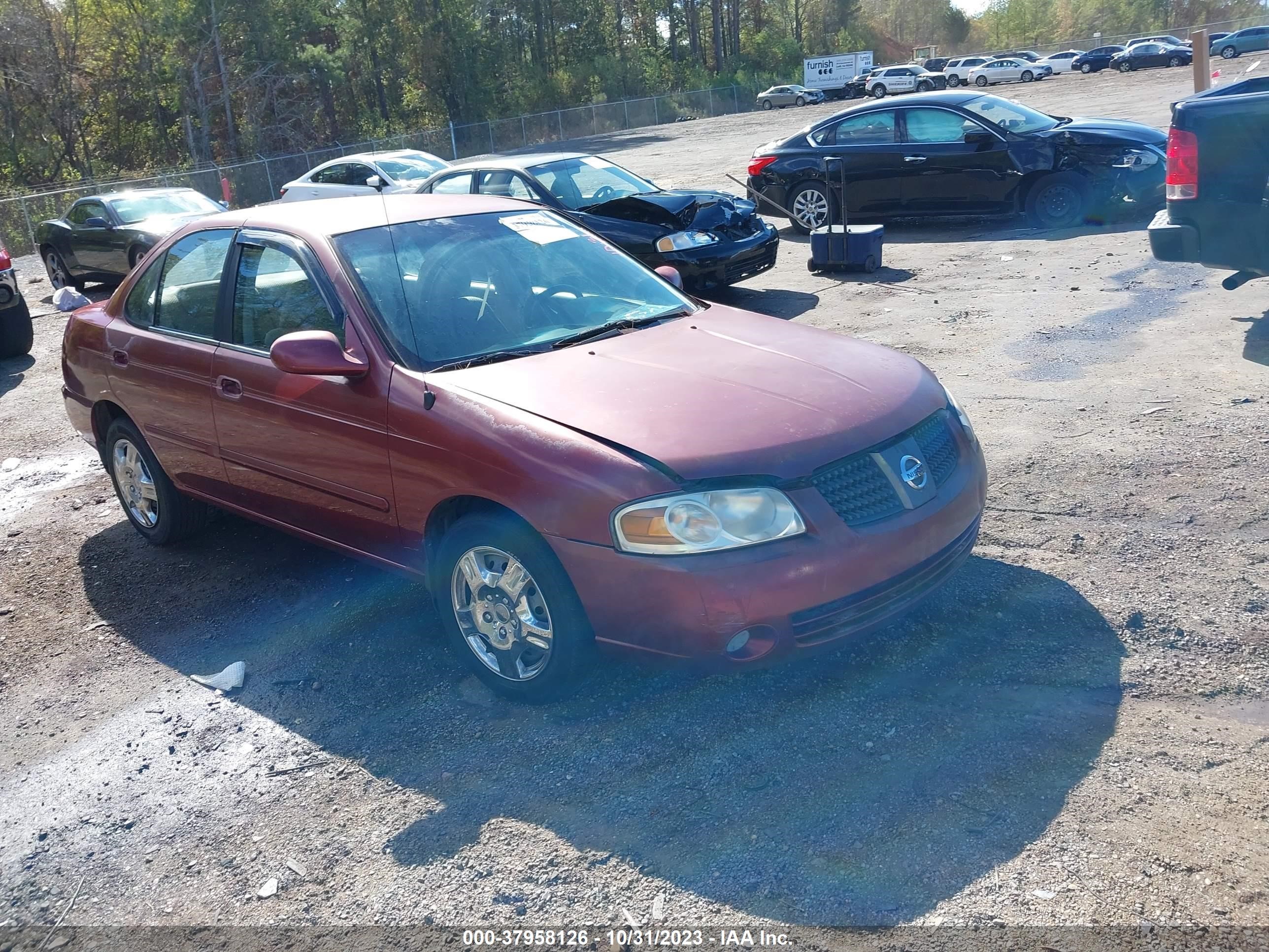 nissan sentra 2004 3n1cb51d94l882500