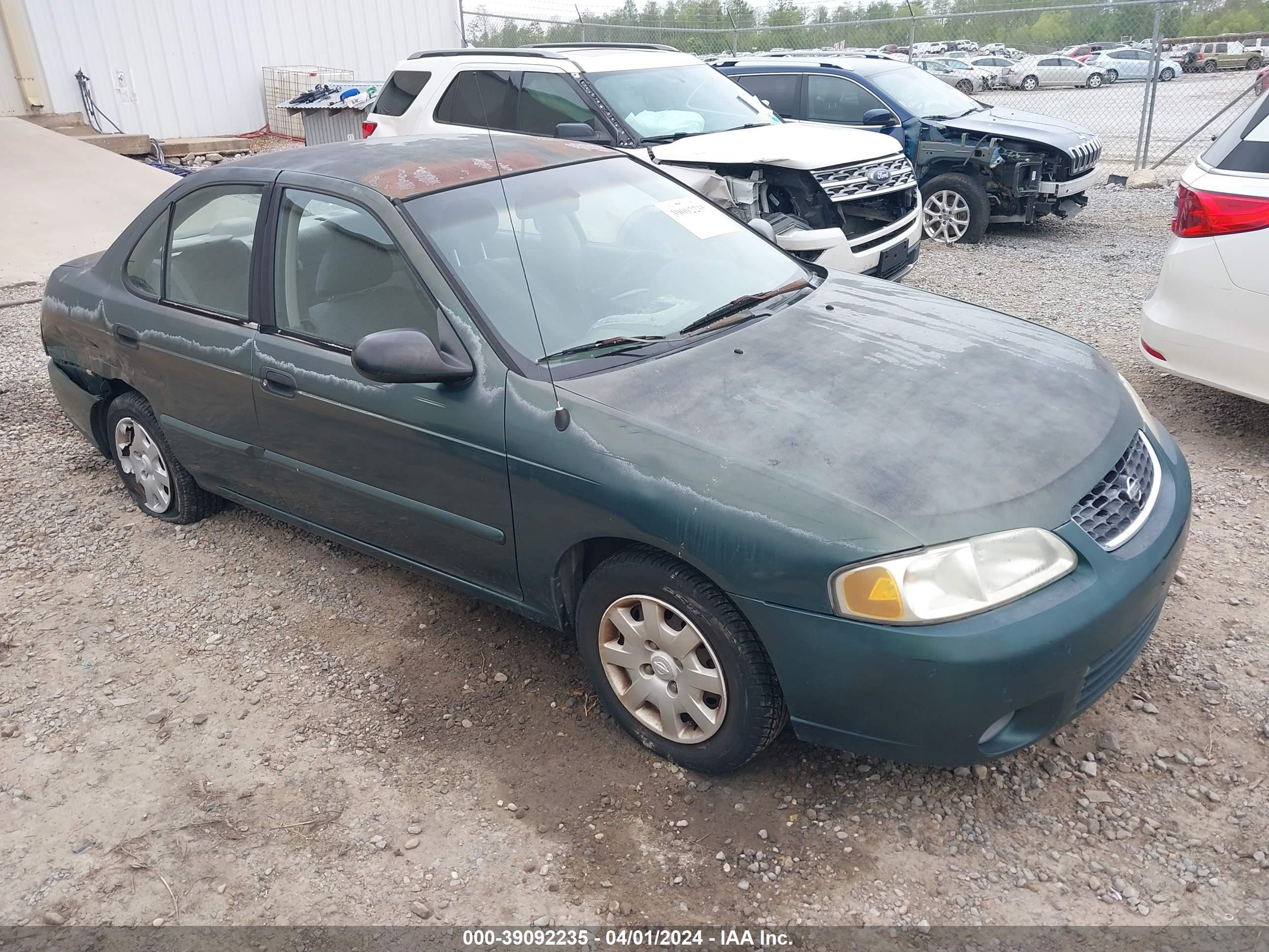 nissan sentra 2001 3n1cb51dx1l510658