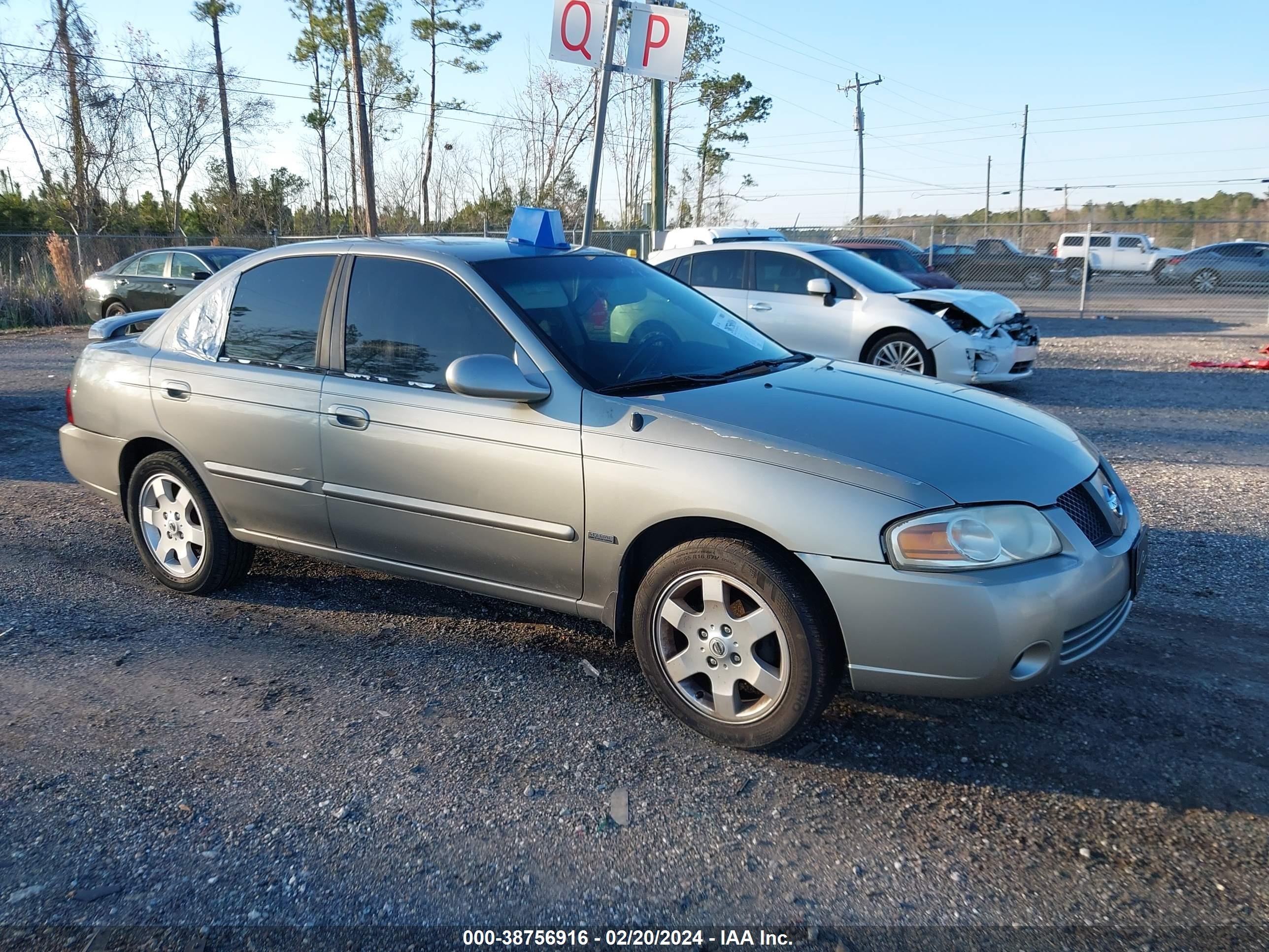 nissan sentra 2006 3n1cb51dx6l451649