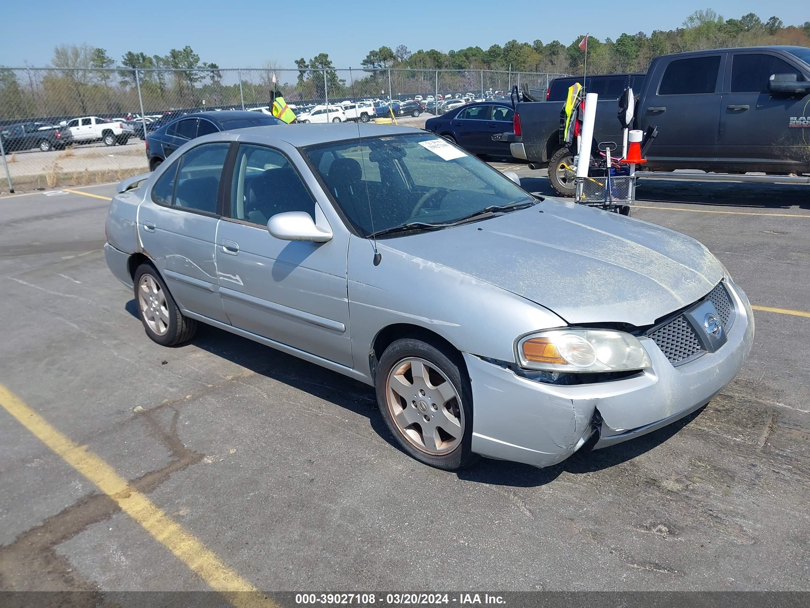 nissan sentra 2006 3n1cb51dx6l601923