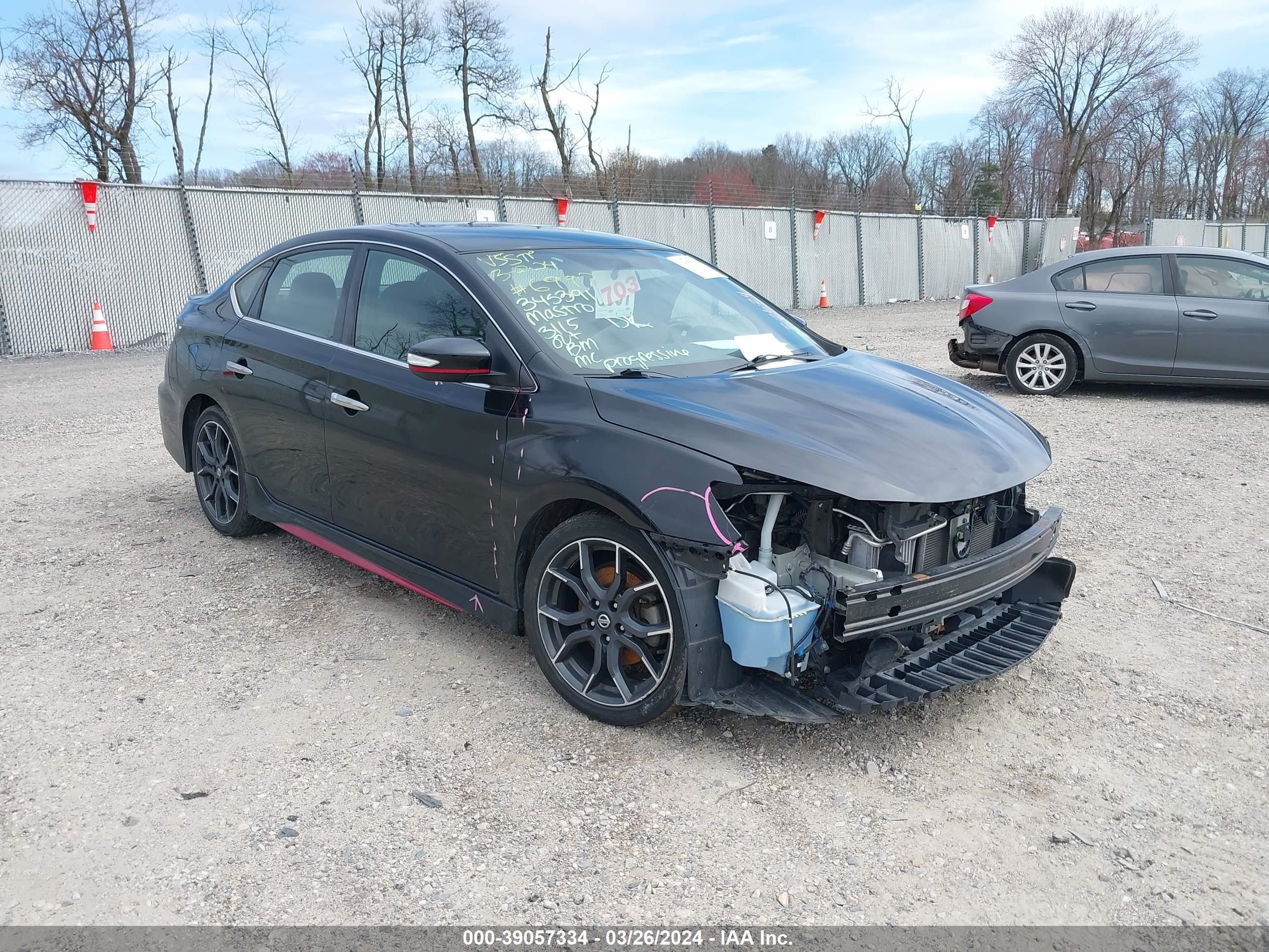 nissan sentra 2018 3n1cb7ap1jy224738