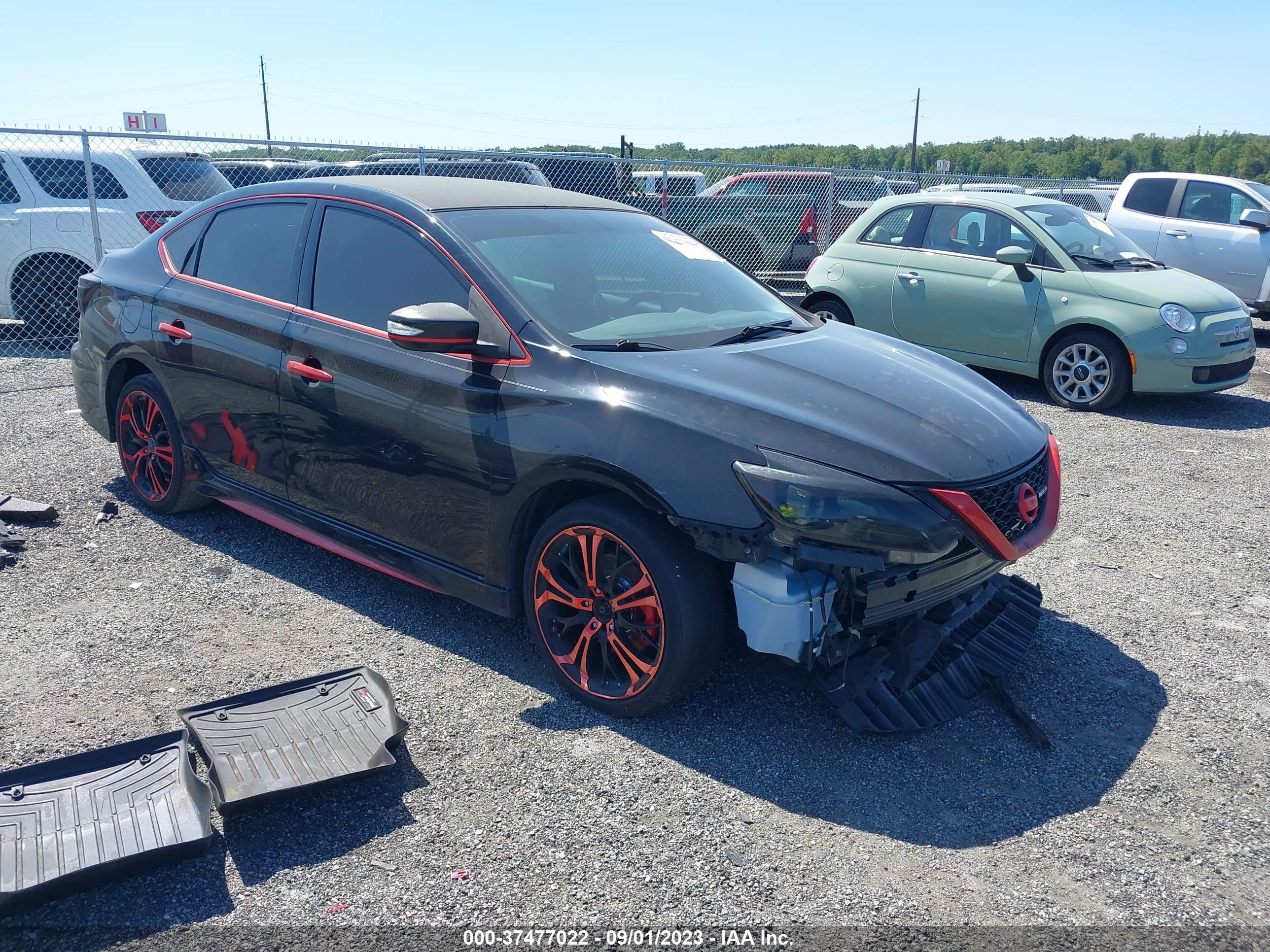 nissan sentra 2017 3n1cb7ap5hy396247