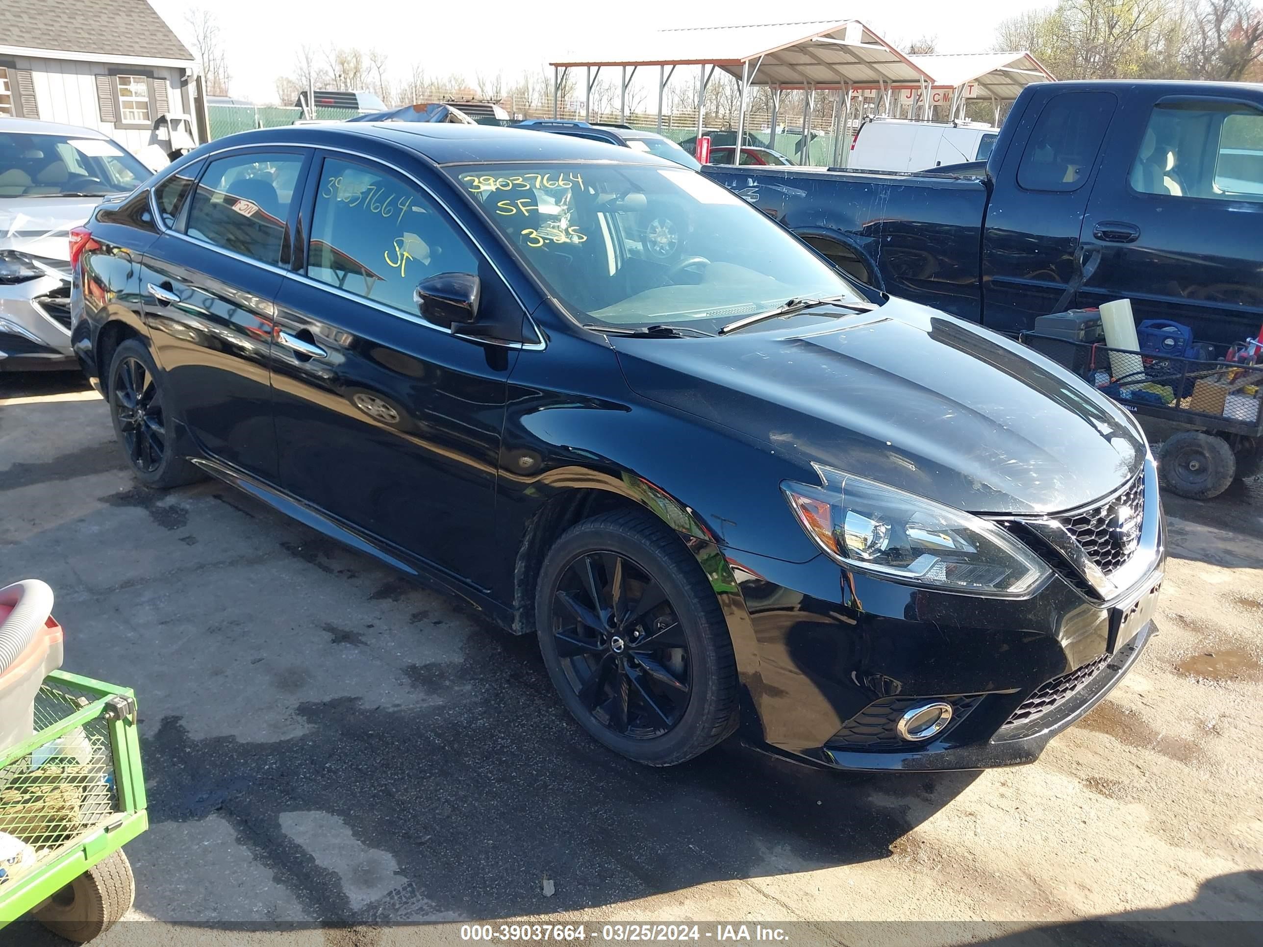 nissan sentra 2017 3n1cb7ap7hy263005