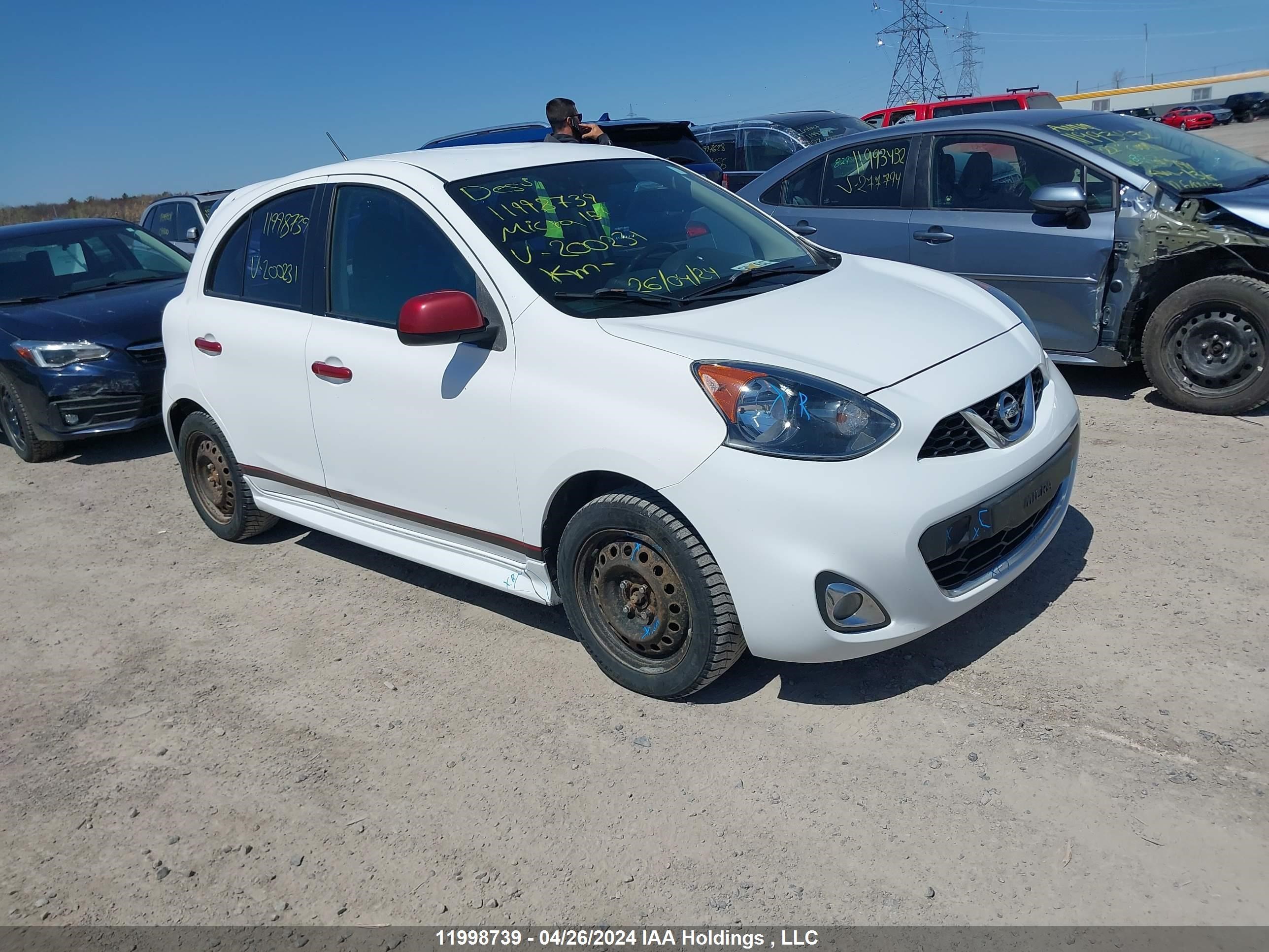 nissan micra 2015 3n1ck3cp9fl200231