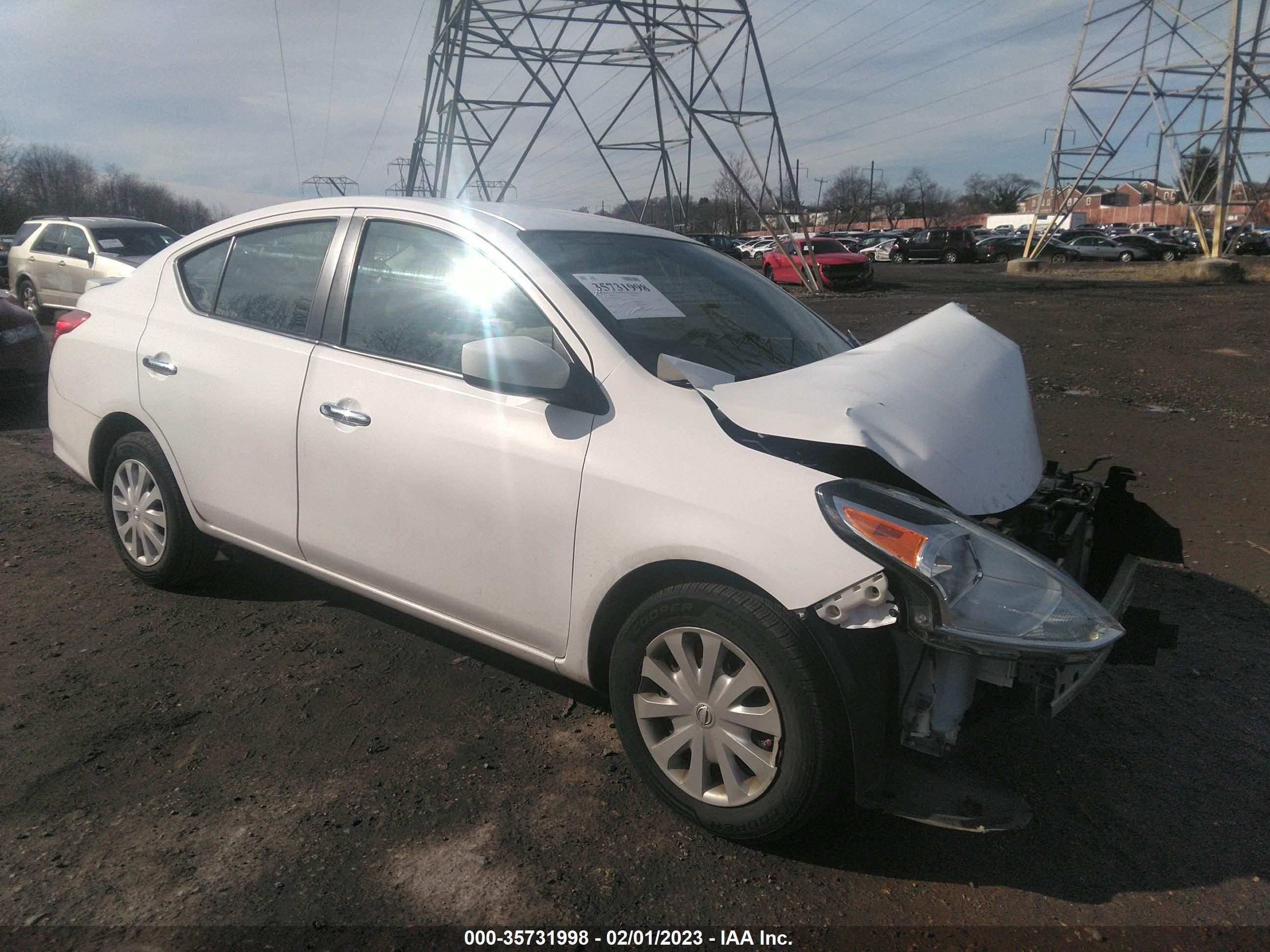 nissan versa 2019 3n1cn7ap0kl831719