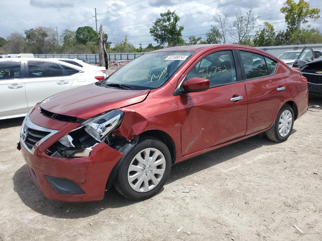 nissan versa 2019 3n1cn7ap0kl850142