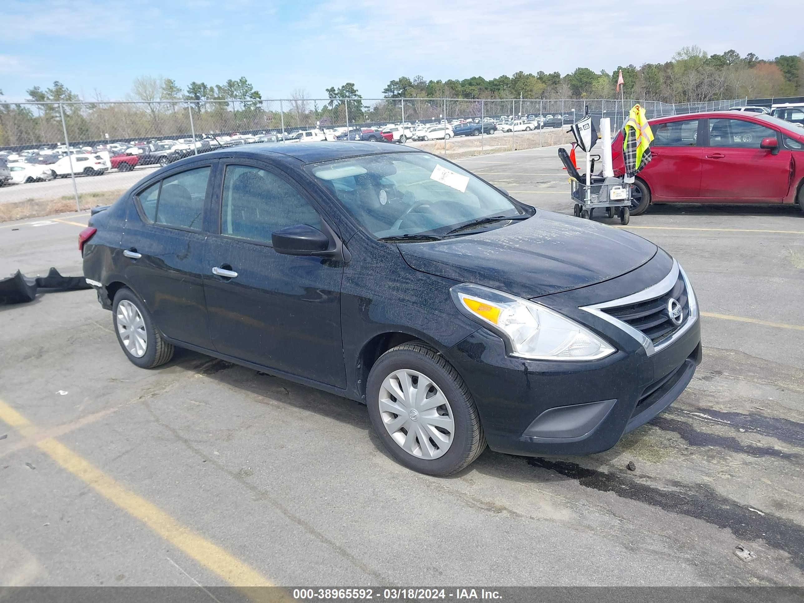 nissan versa 2019 3n1cn7ap0kl850559