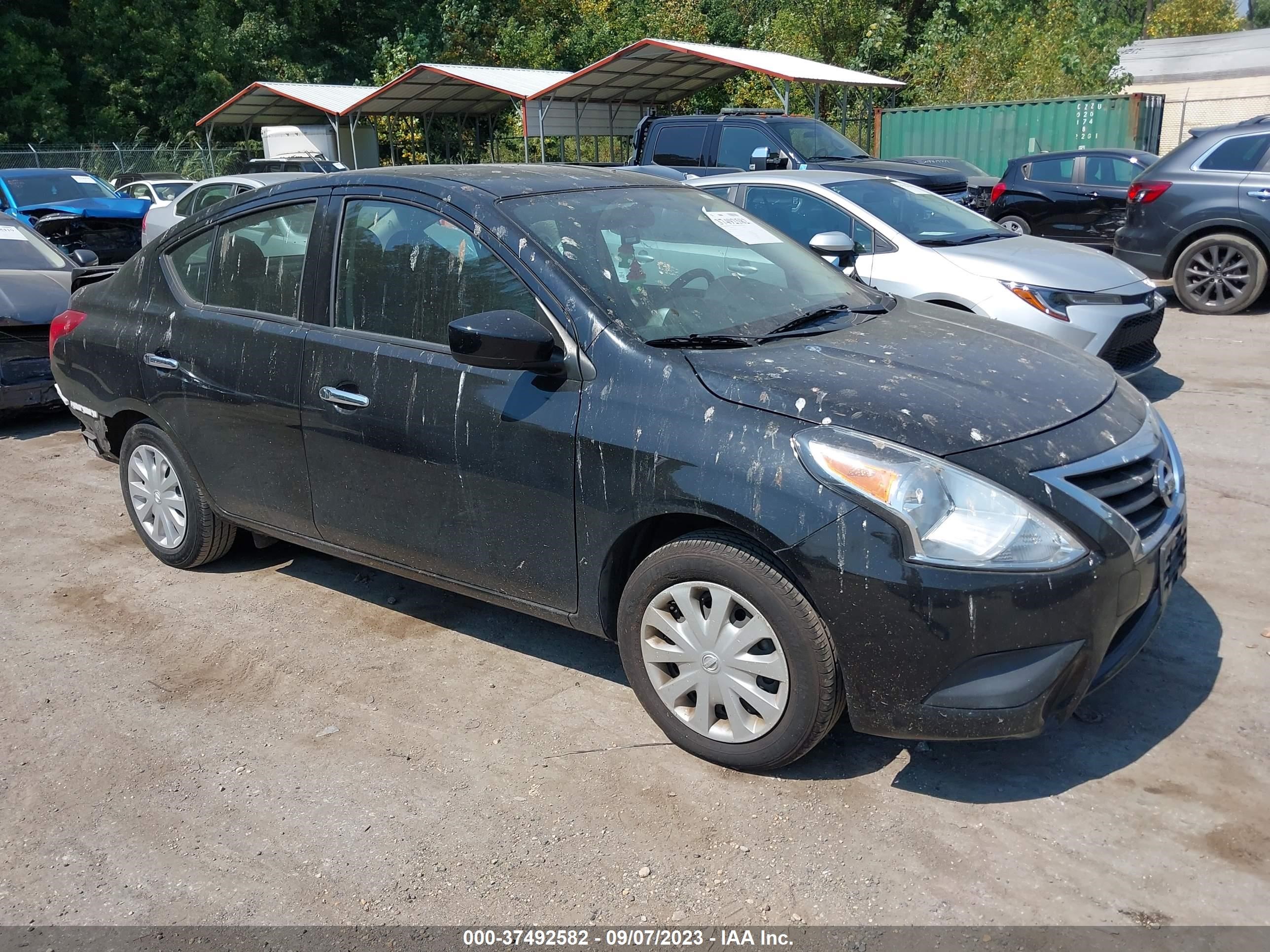 nissan versa 2019 3n1cn7ap0kl871153