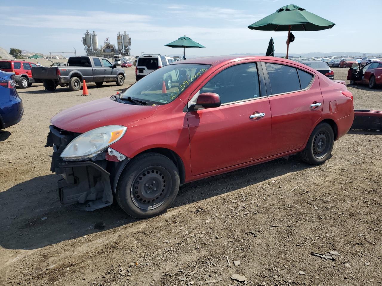 nissan versa 2014 3n1cn7ap1el863969