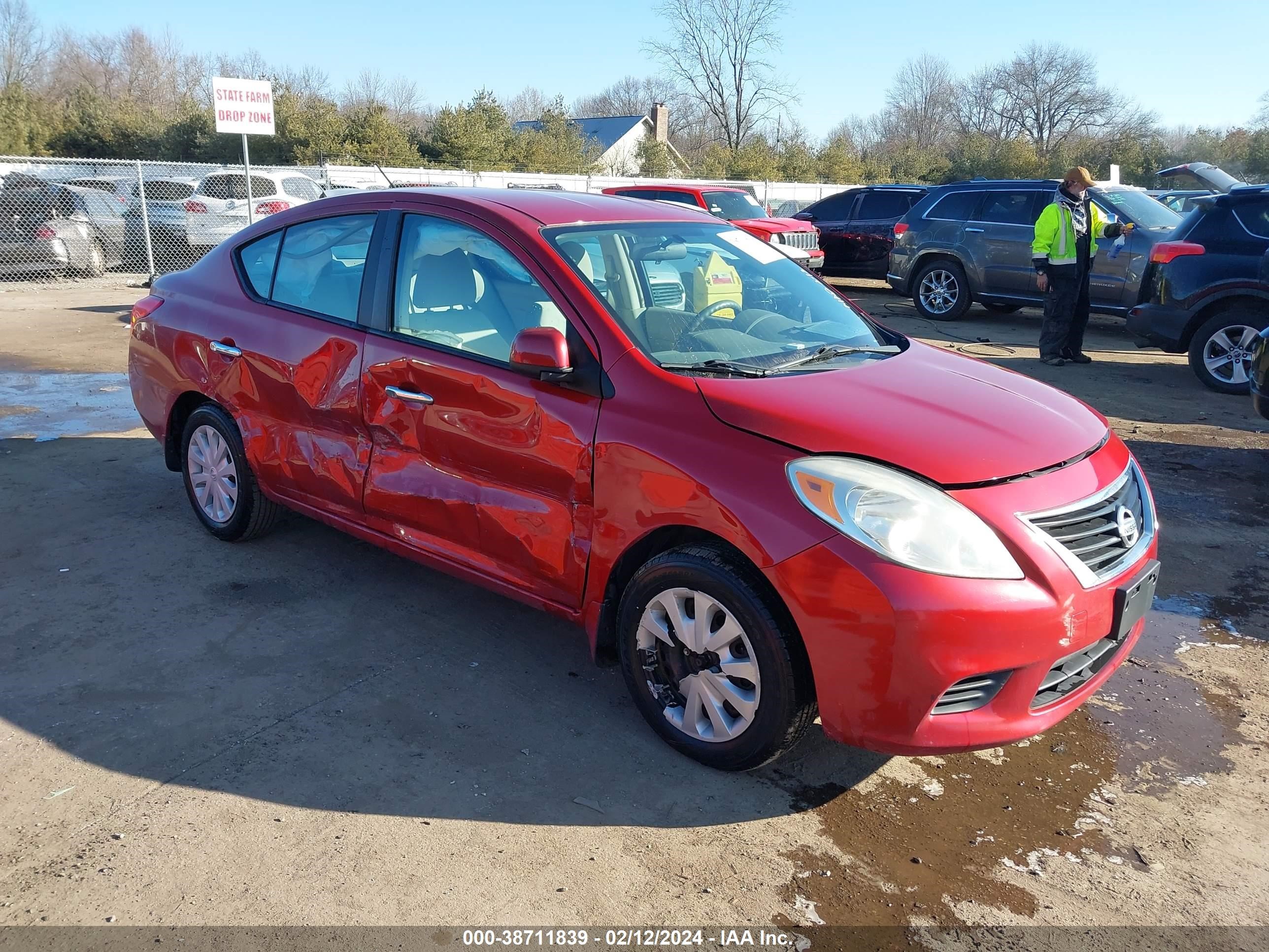 nissan versa 2012 3n1cn7ap3cl932299