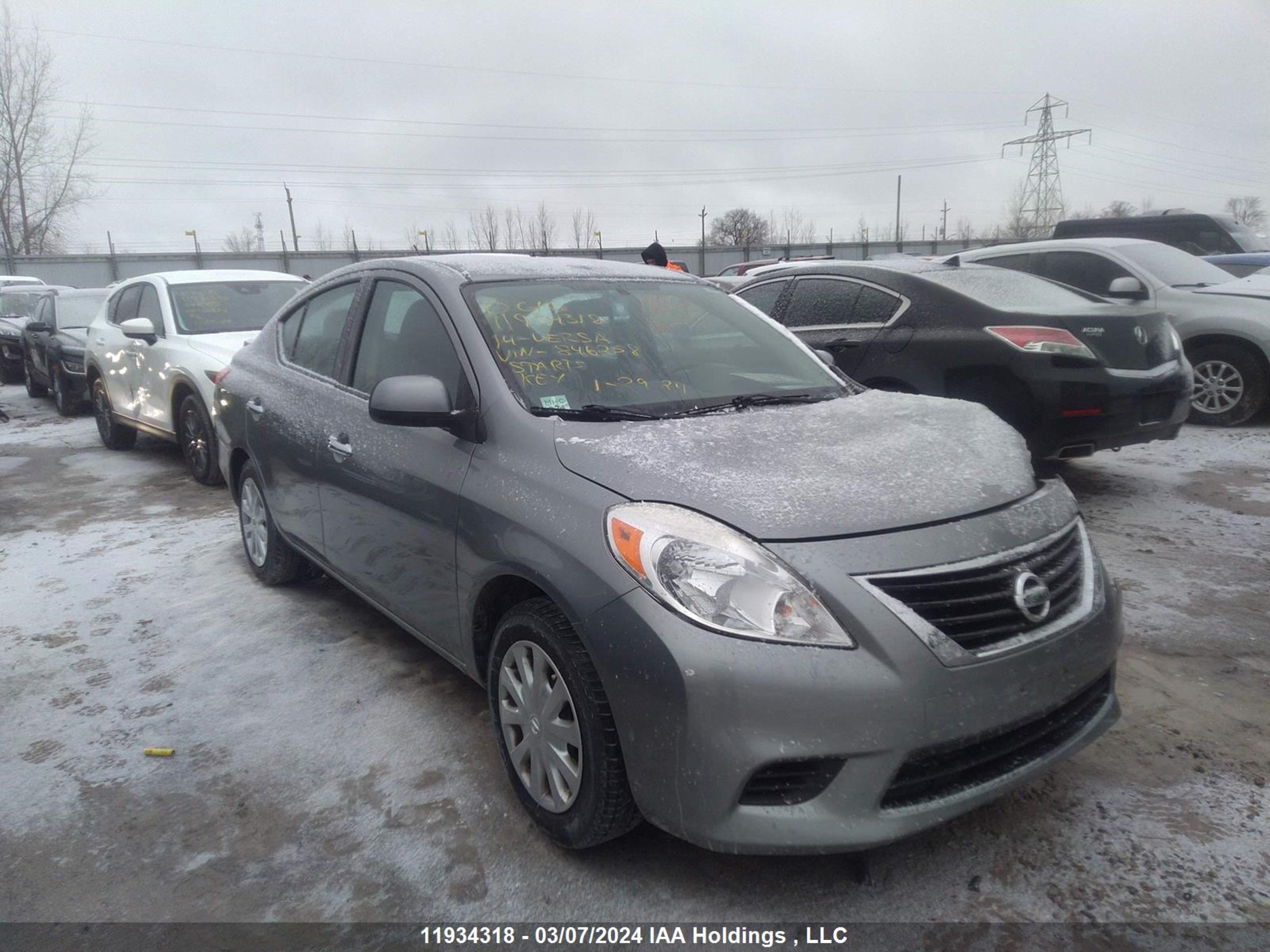 nissan versa 2014 3n1cn7ap4el846258