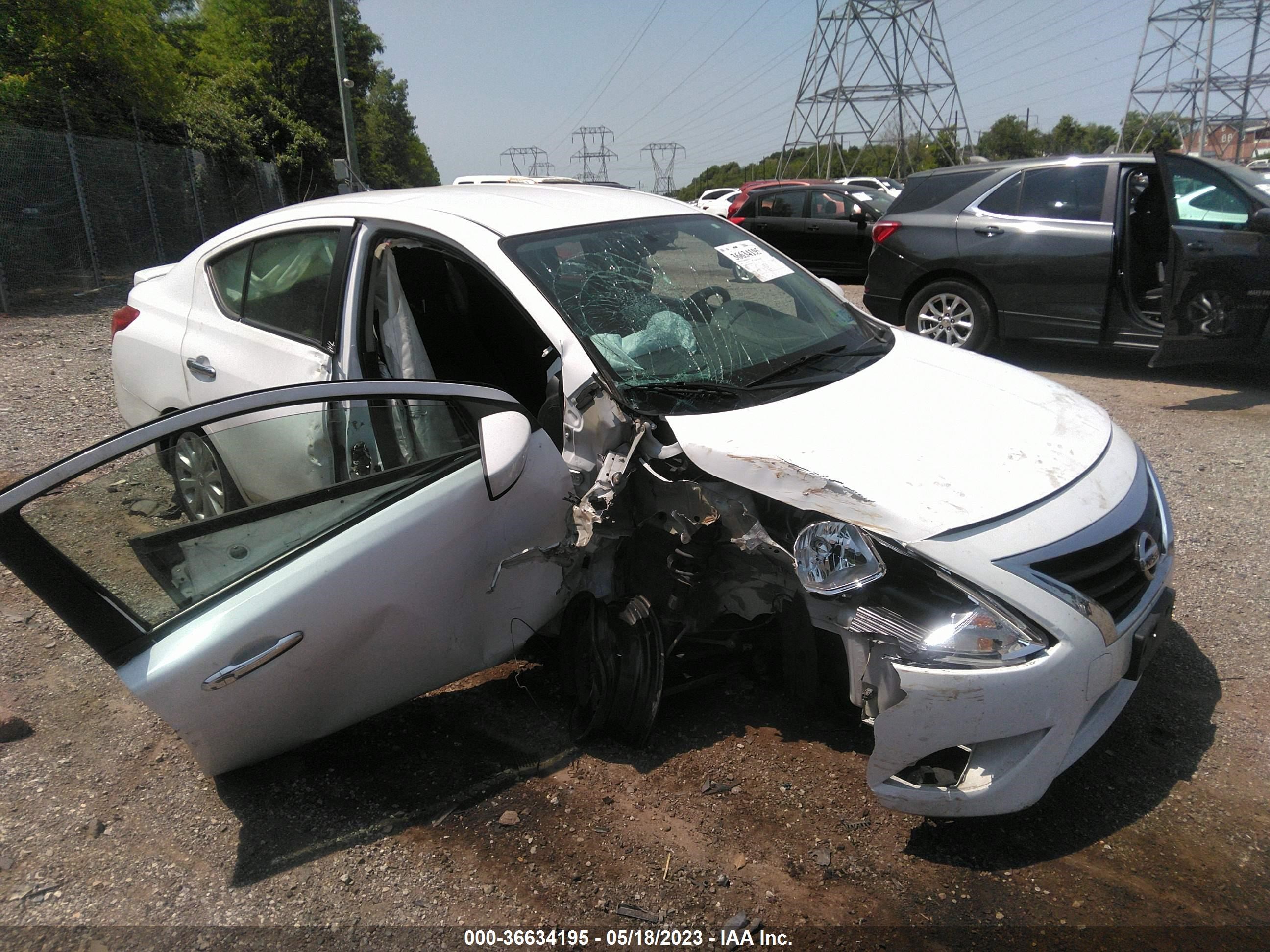 nissan versa 2019 3n1cn7ap4kl866277