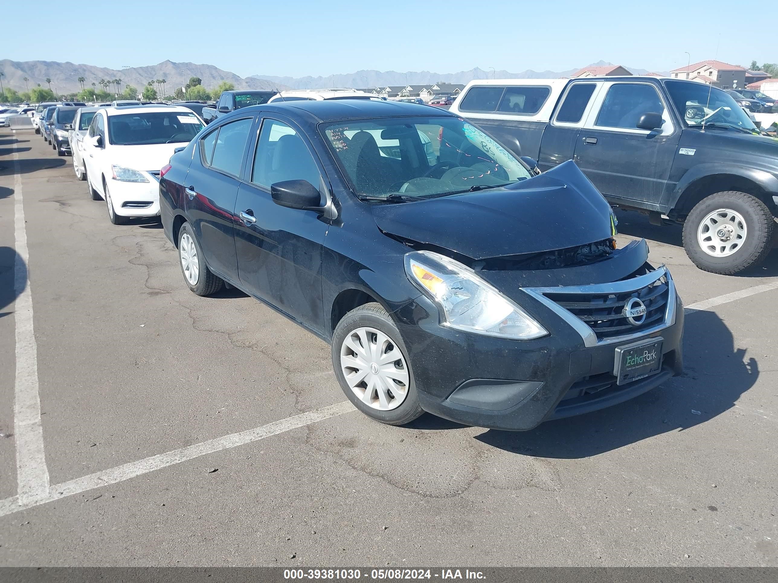 nissan versa 2019 3n1cn7ap7kl865723