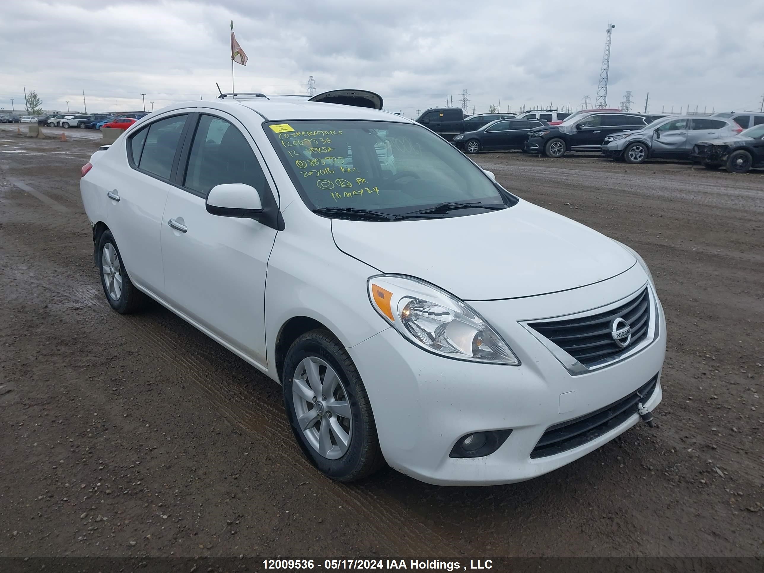 nissan versa 2012 3n1cn7ap8cl863285