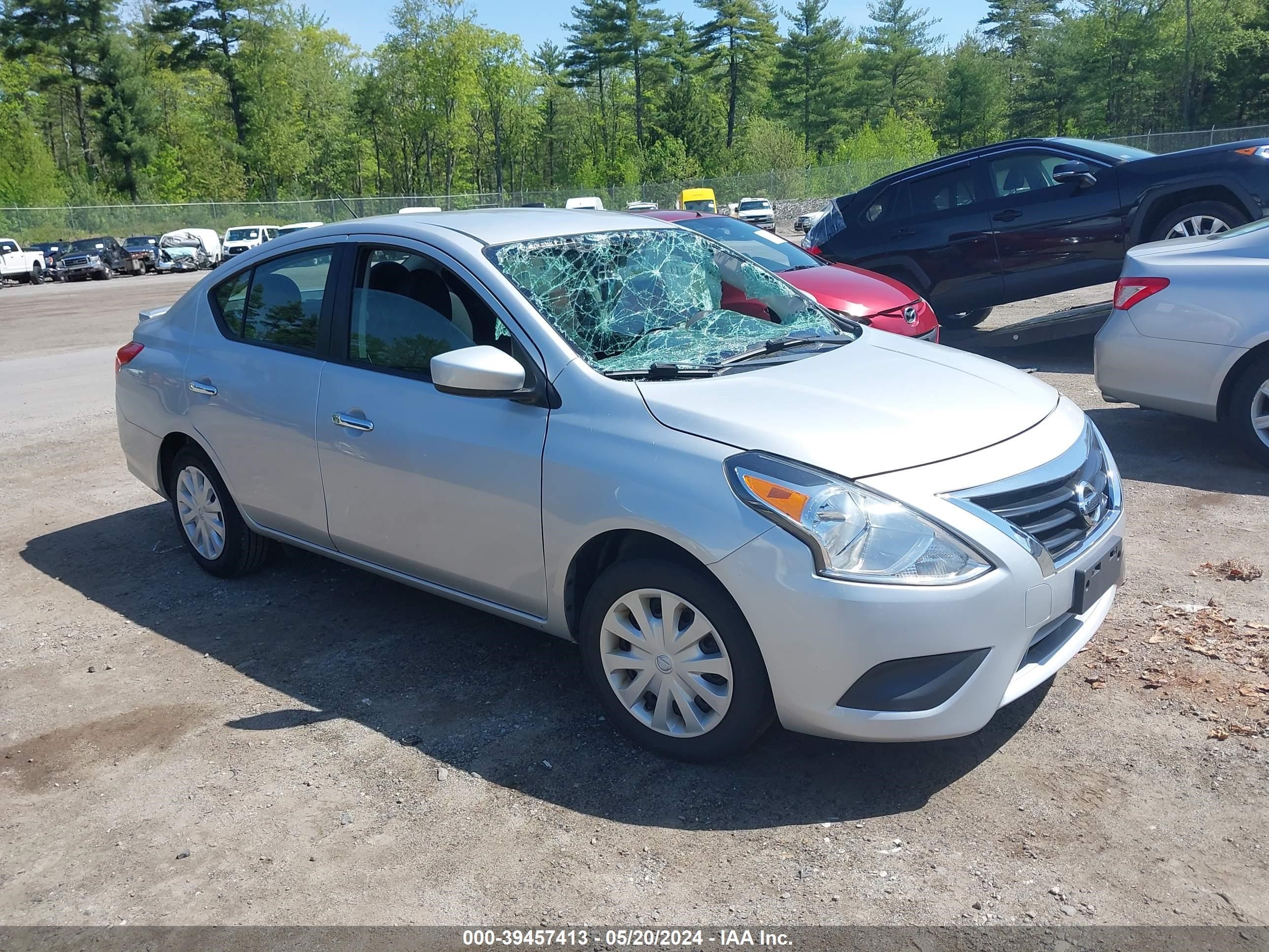 nissan versa 2019 3n1cn7ap8kl823447