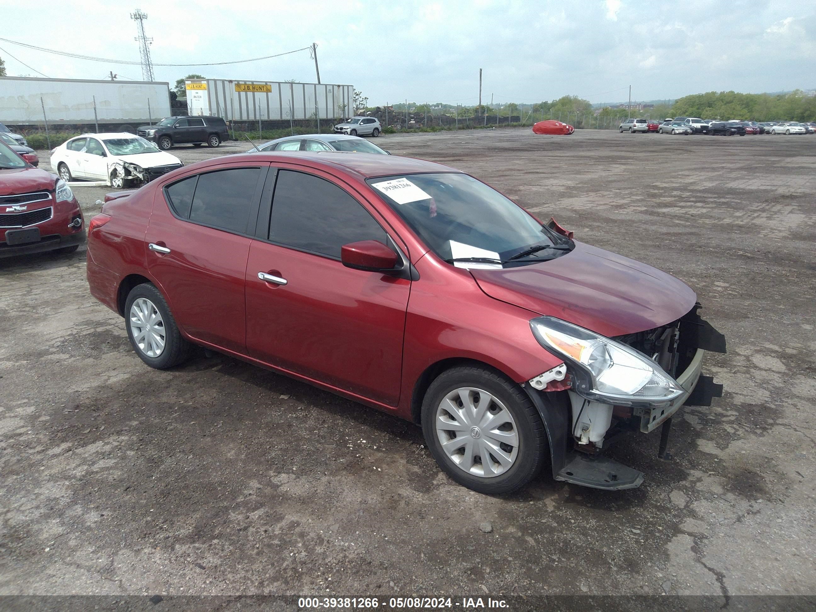 nissan versa 2019 3n1cn7ap8kl824579