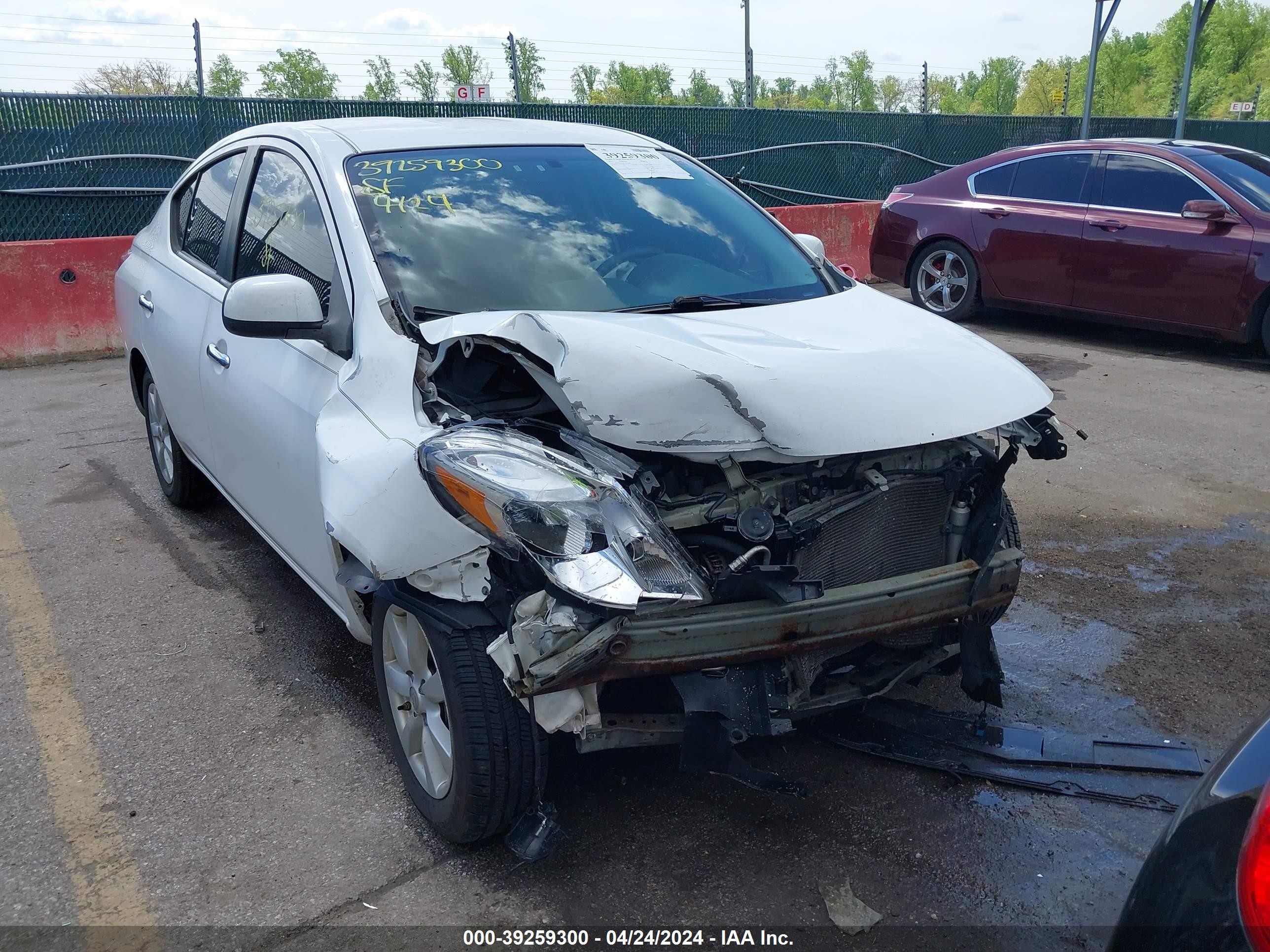 nissan versa 2012 3n1cn7ap9cl819490